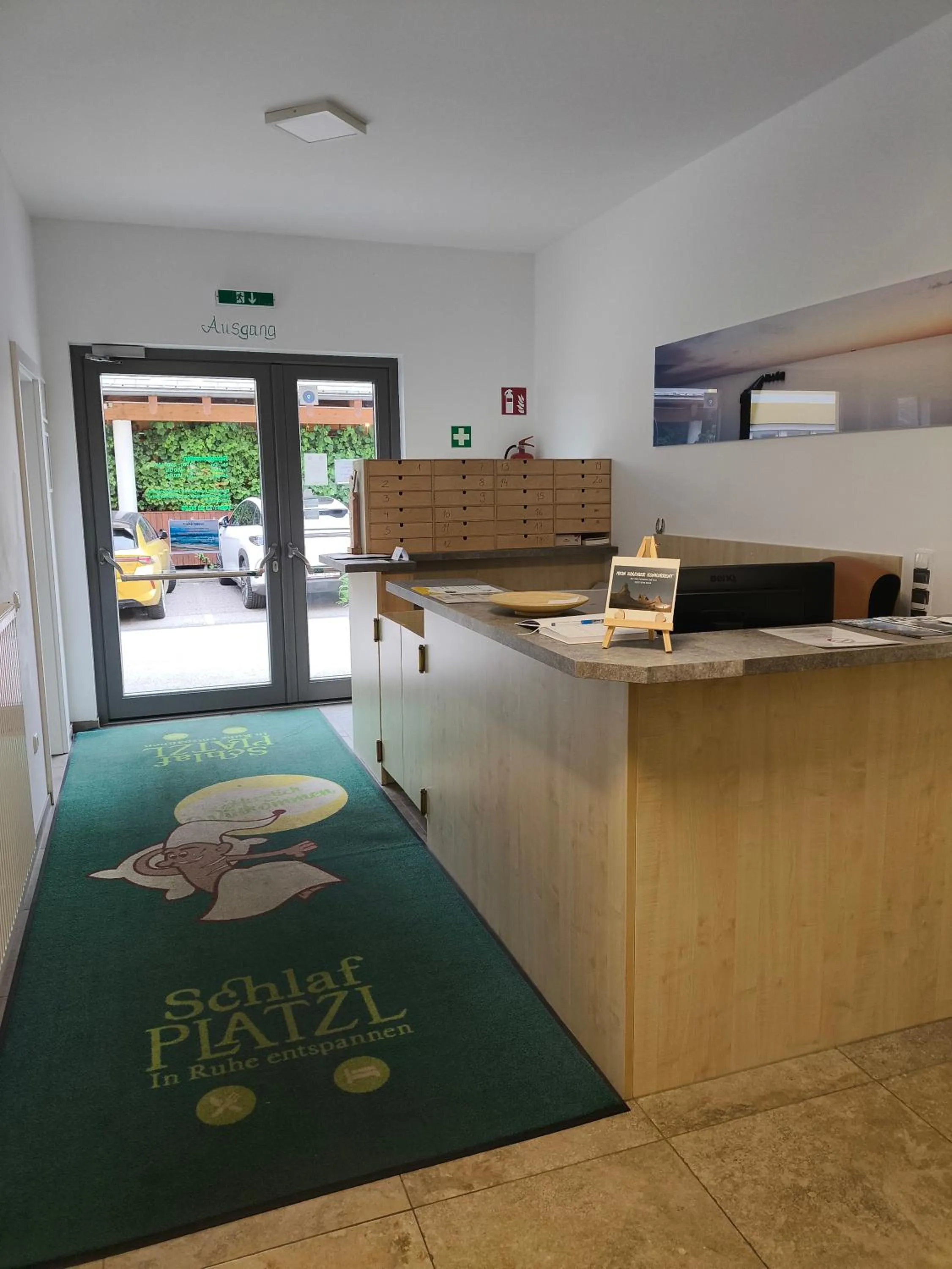 Lobby or reception in Schlafplatzl