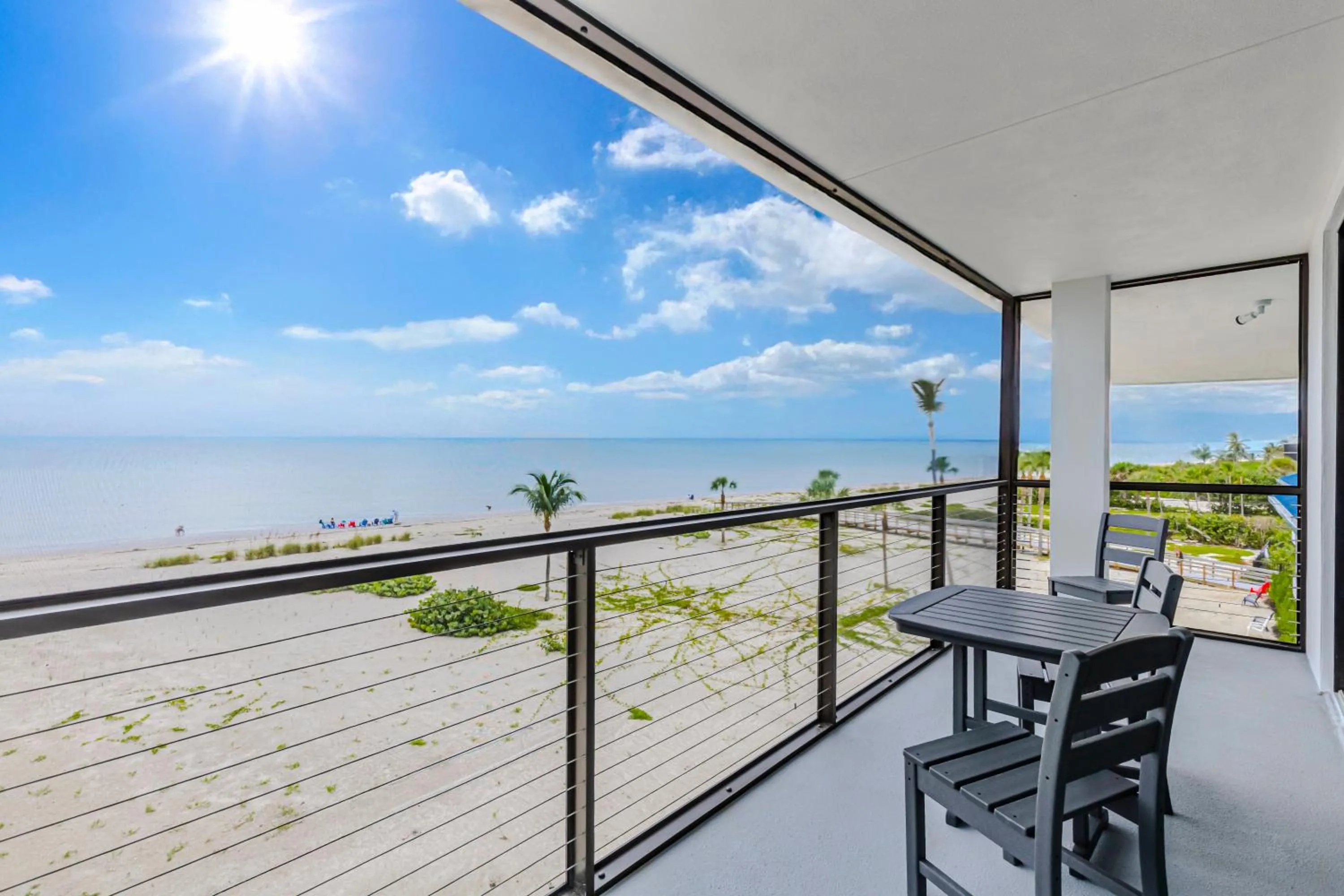Patio in Shalimar Beach Resort