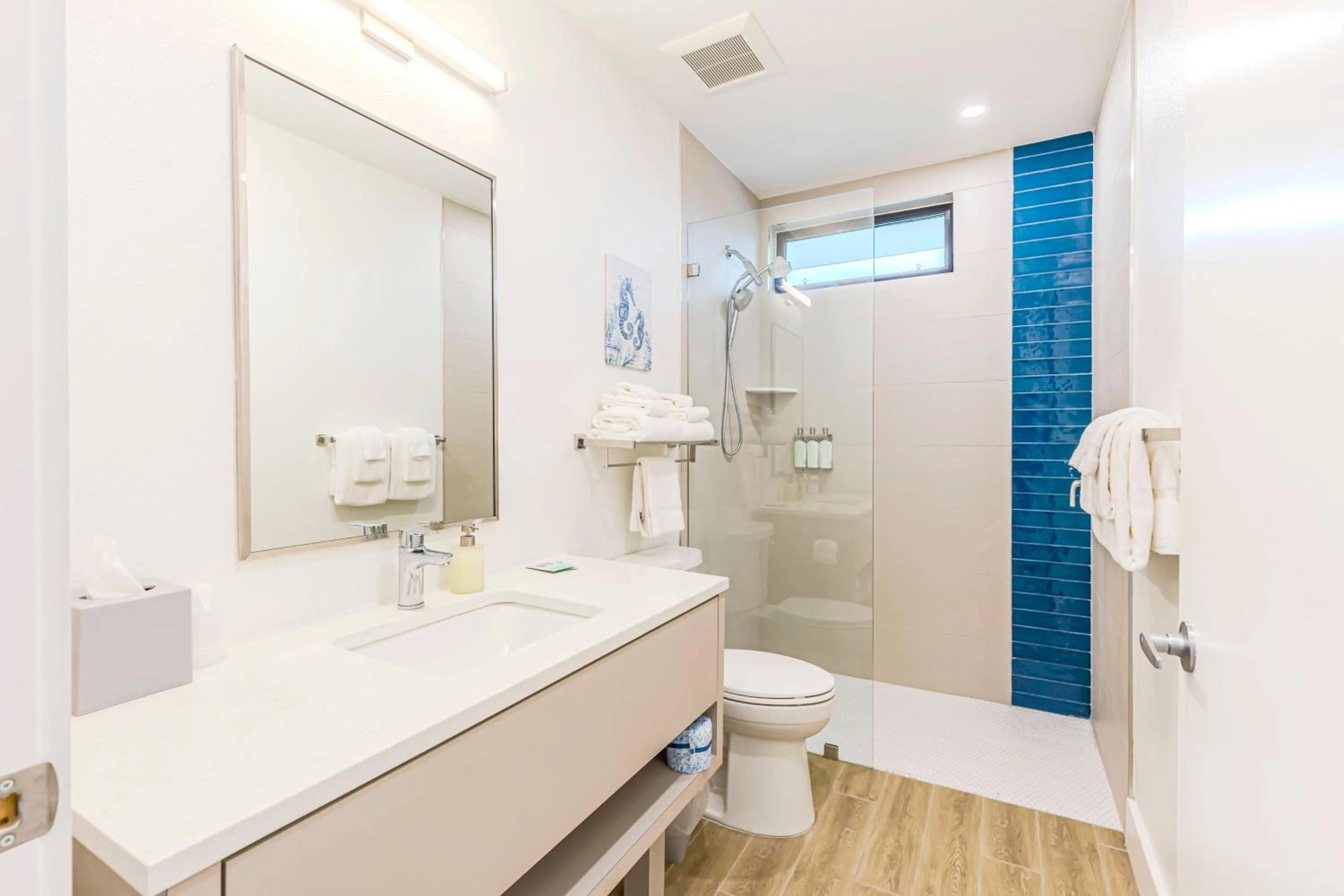 Shower in Shalimar Beach Resort
