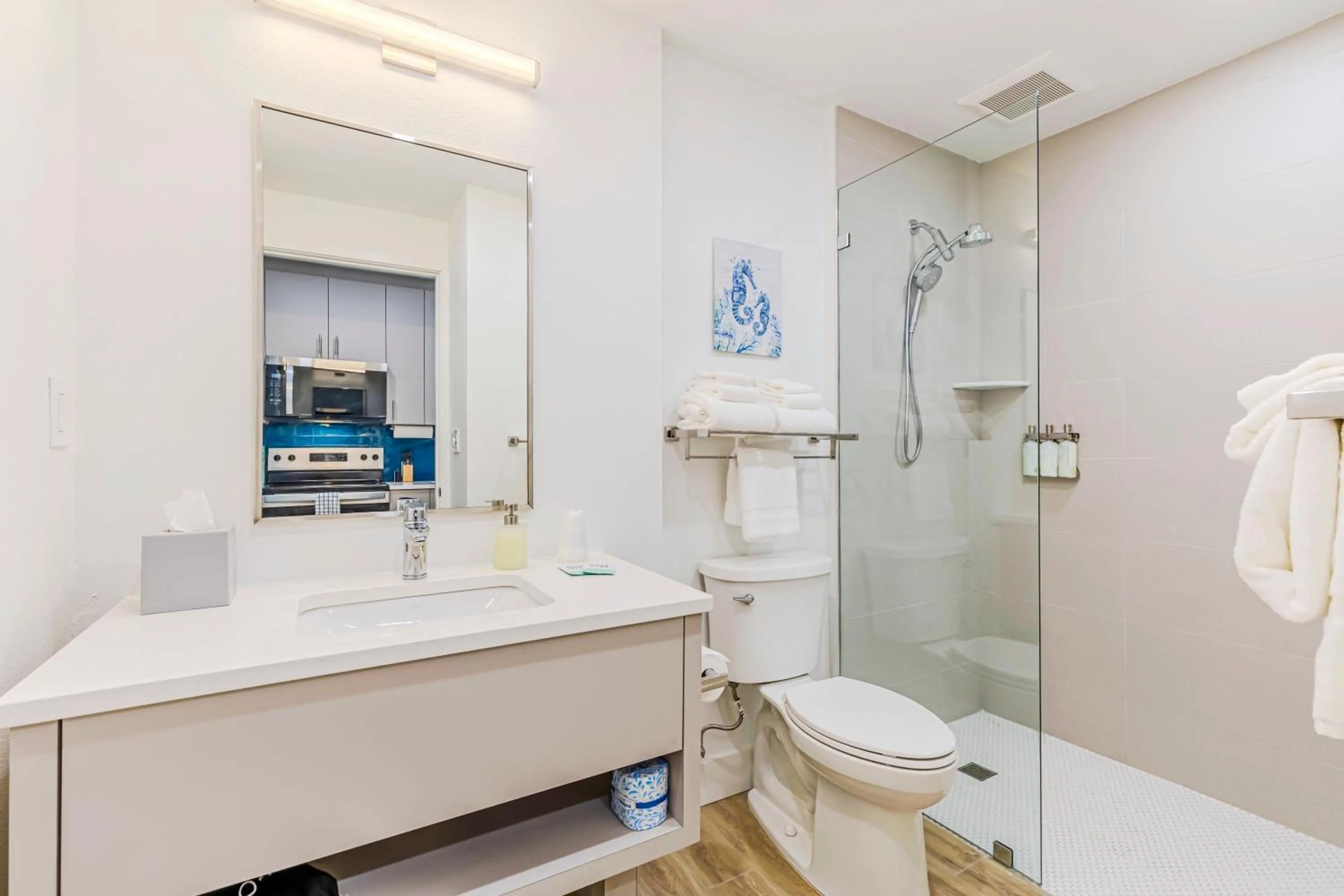 Shower in Shalimar Beach Resort