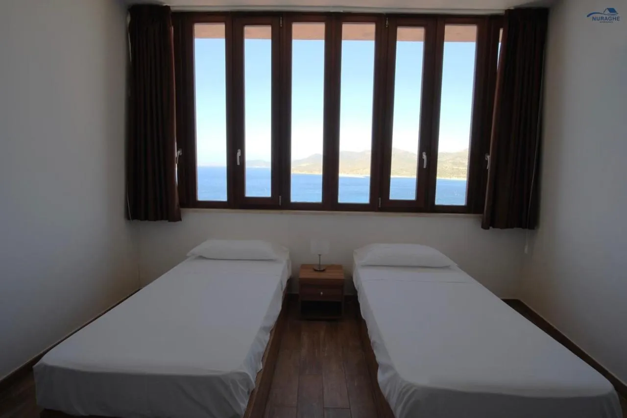 Bedroom, Bed in Nuraghe Apartments