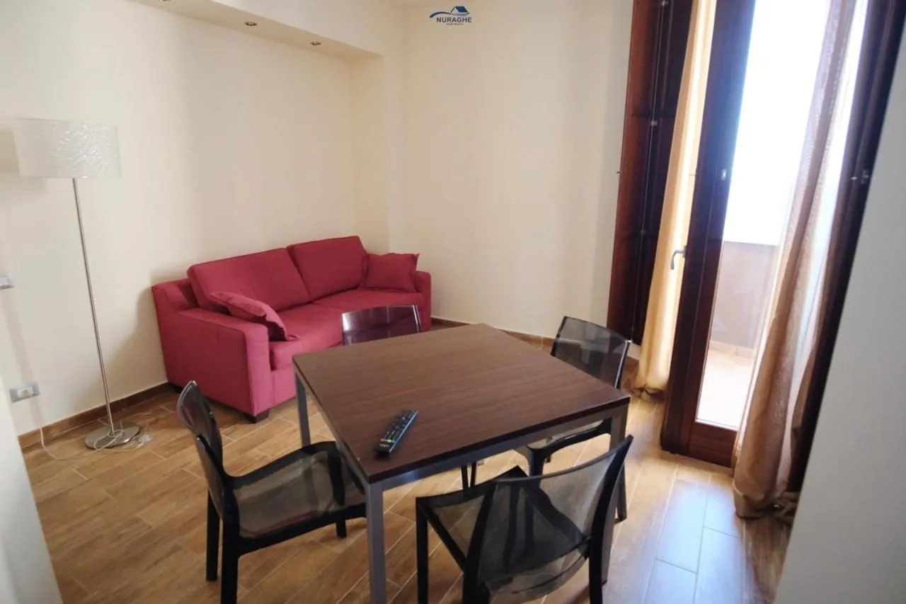 Living room in Nuraghe Apartments