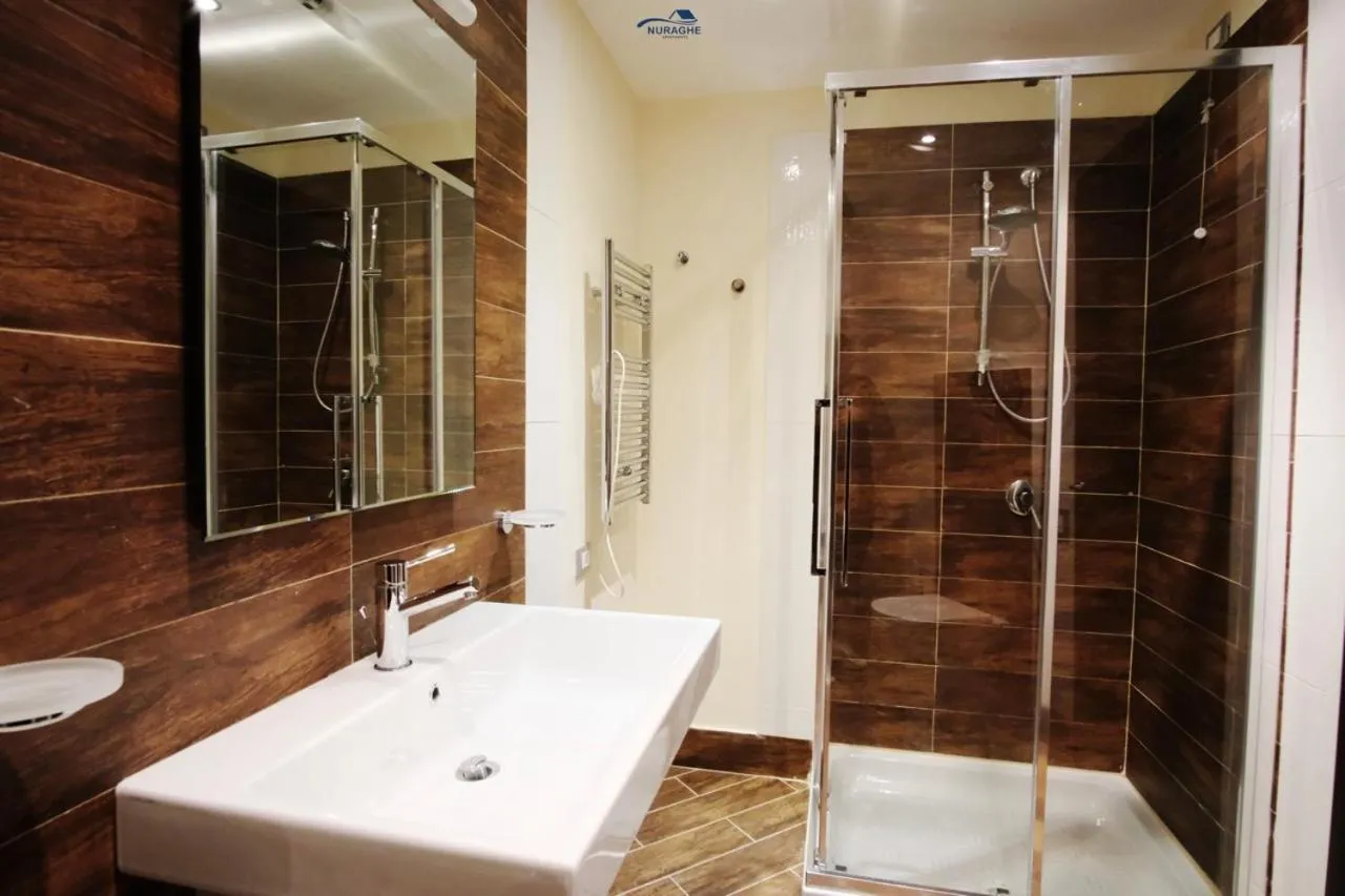 Bathroom in Nuraghe Apartments