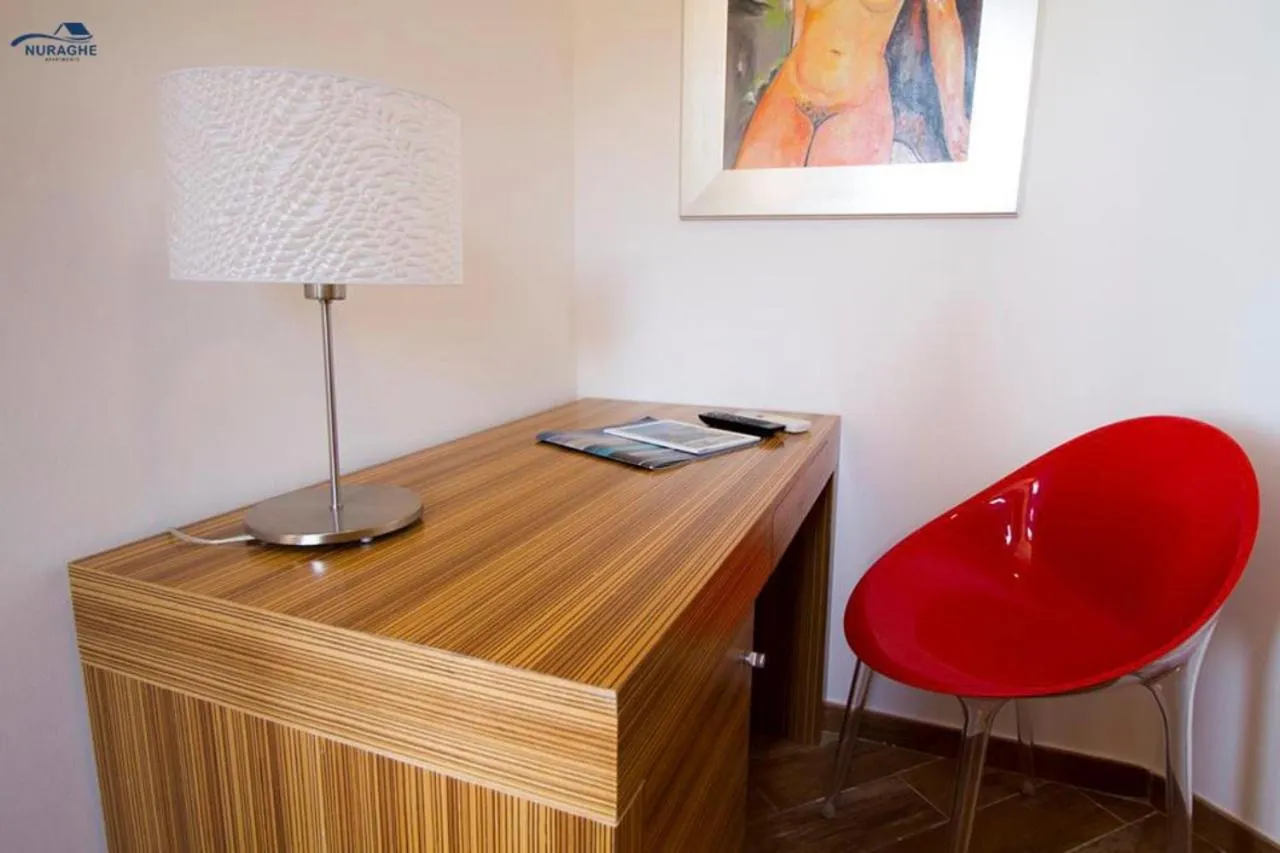Bedroom in Nuraghe Apartments