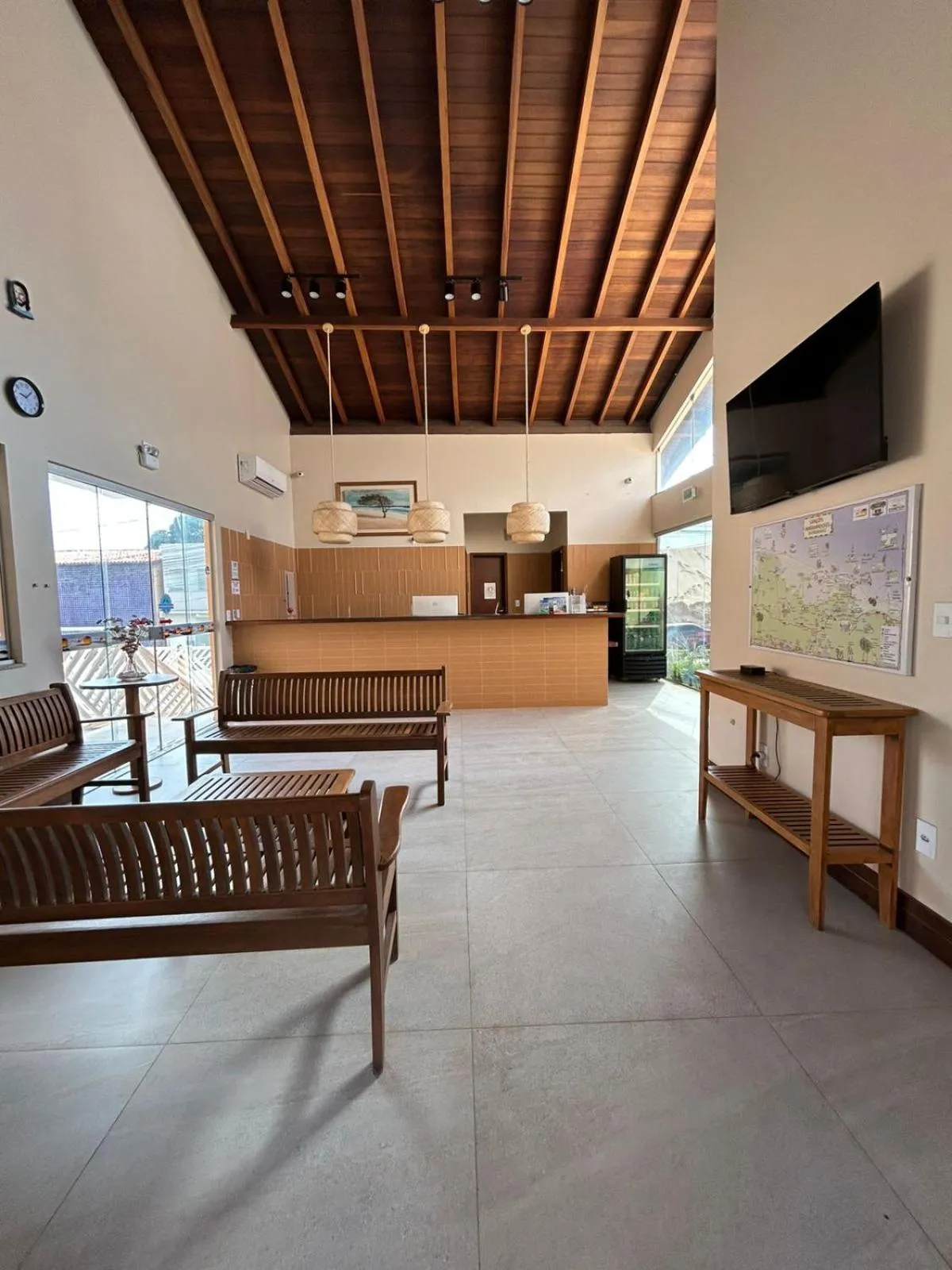 Lobby or reception in Pousada D' Areia