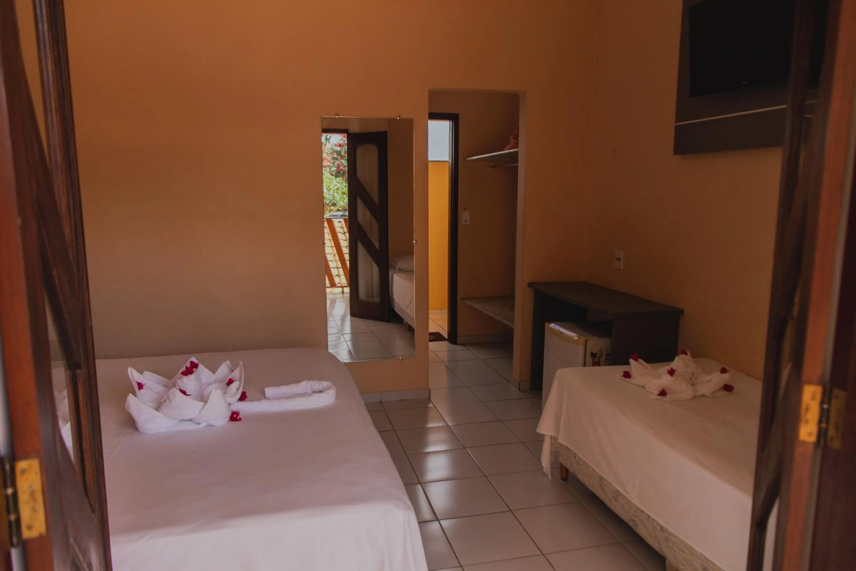 Bed in Pousada D' Areia