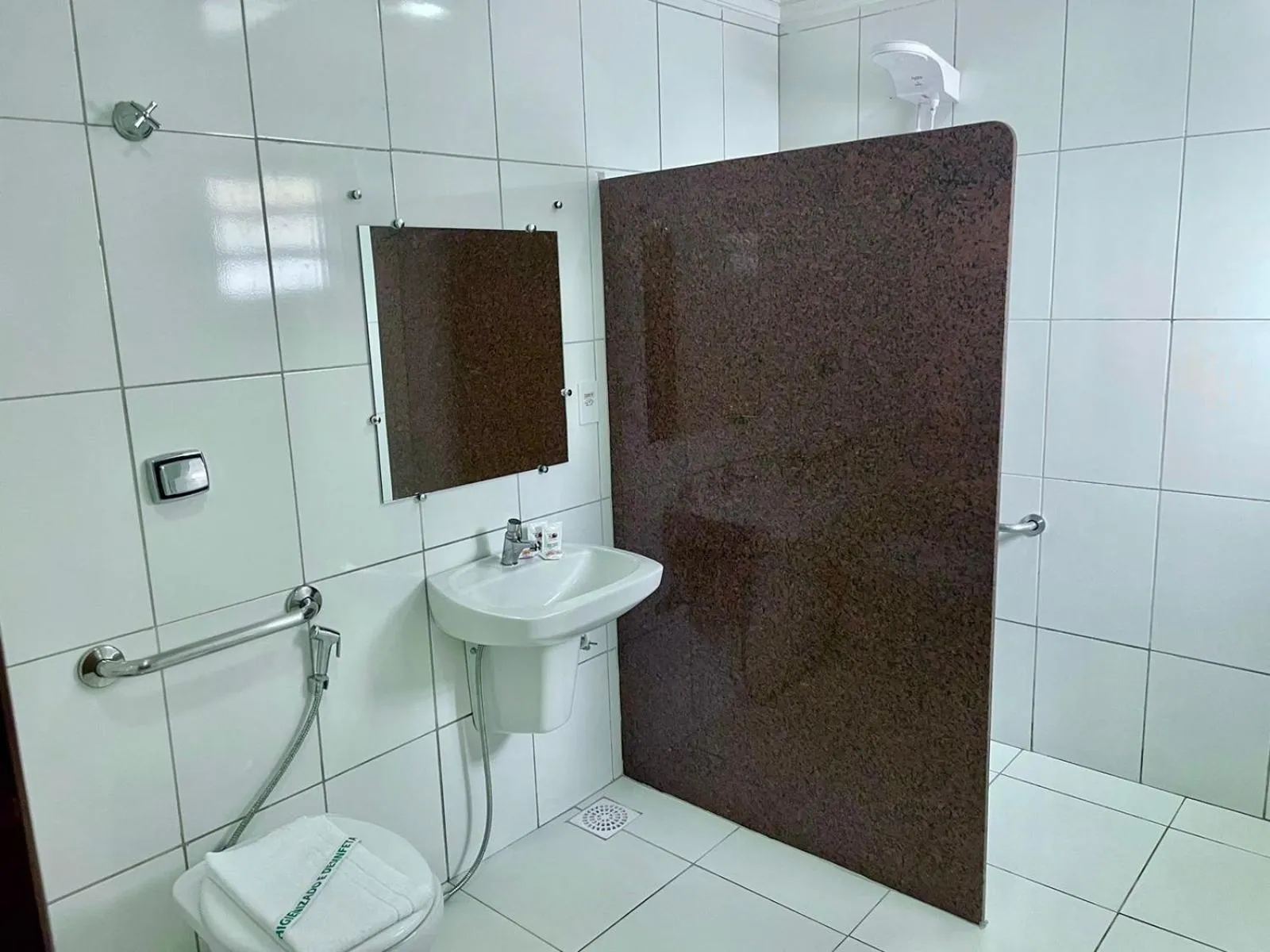 Bathroom in Pousada D' Areia