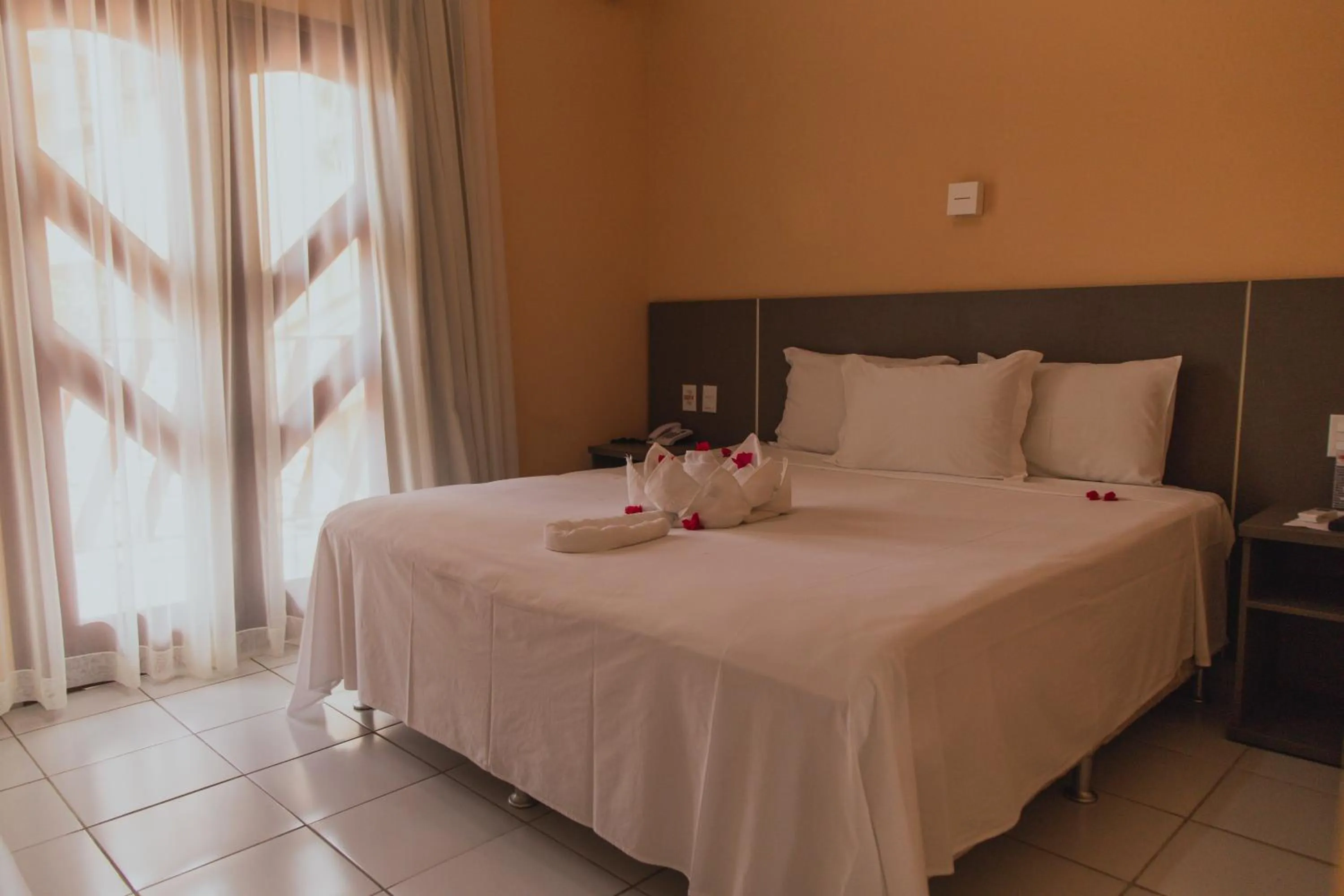 Bed in Pousada D' Areia