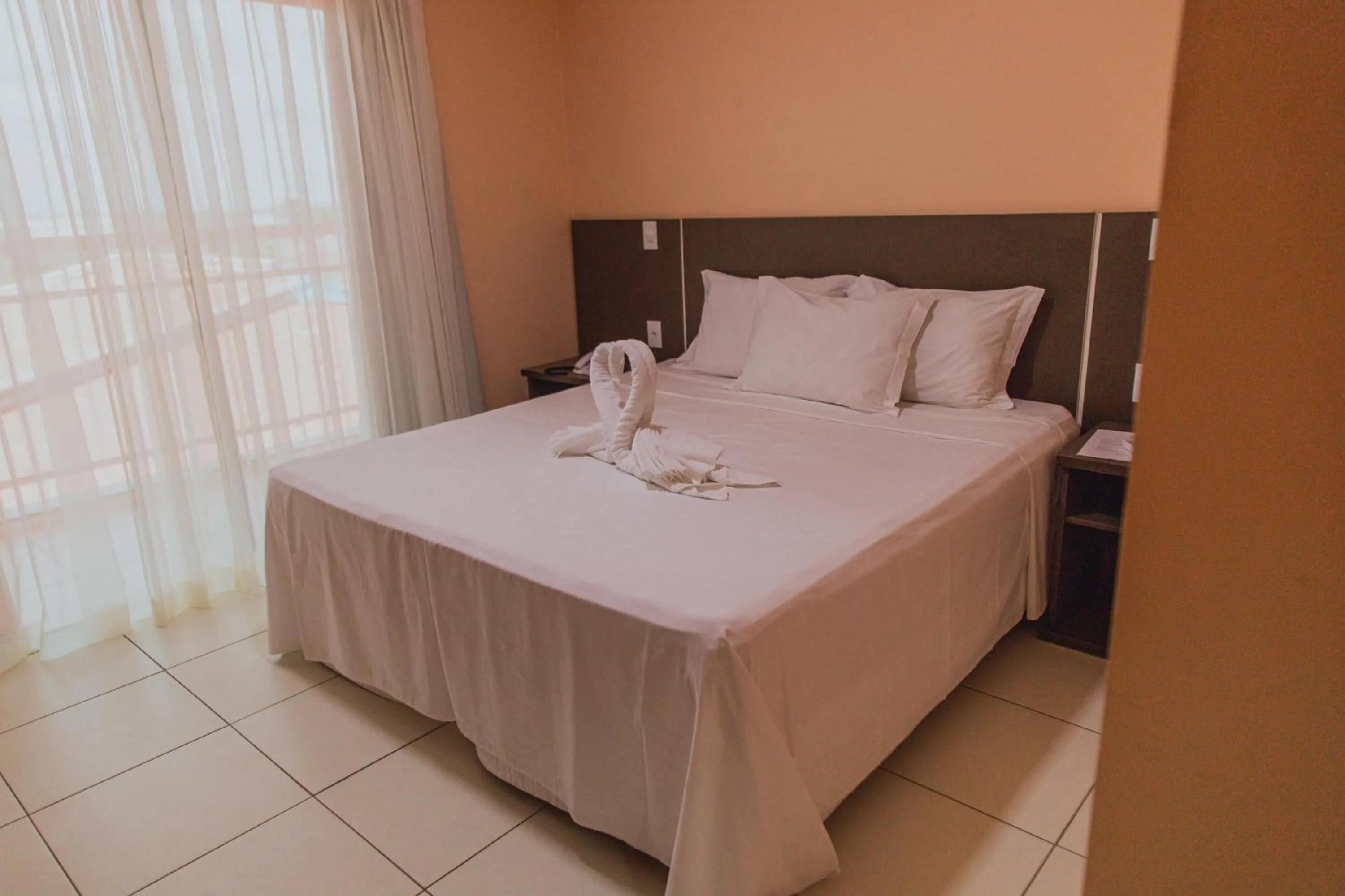 Bed in Pousada D' Areia