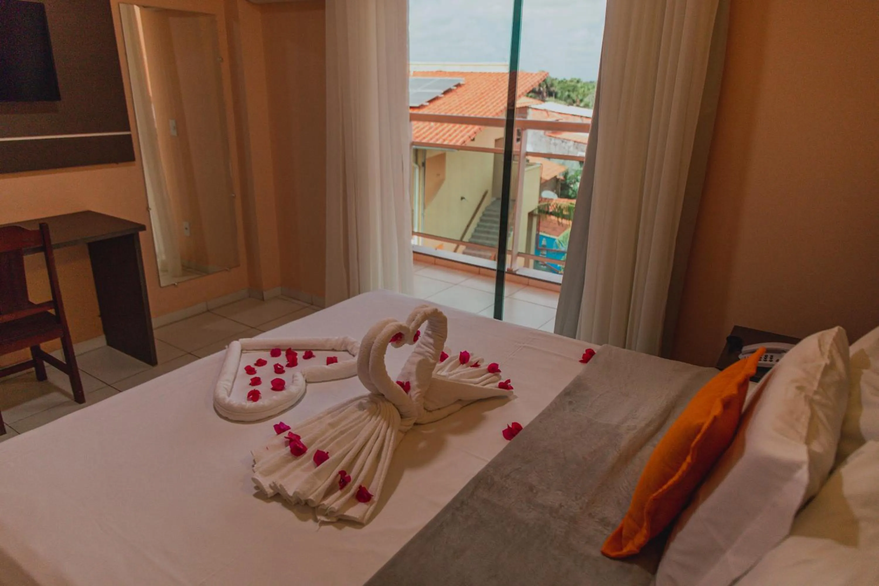 Bed in Pousada D' Areia