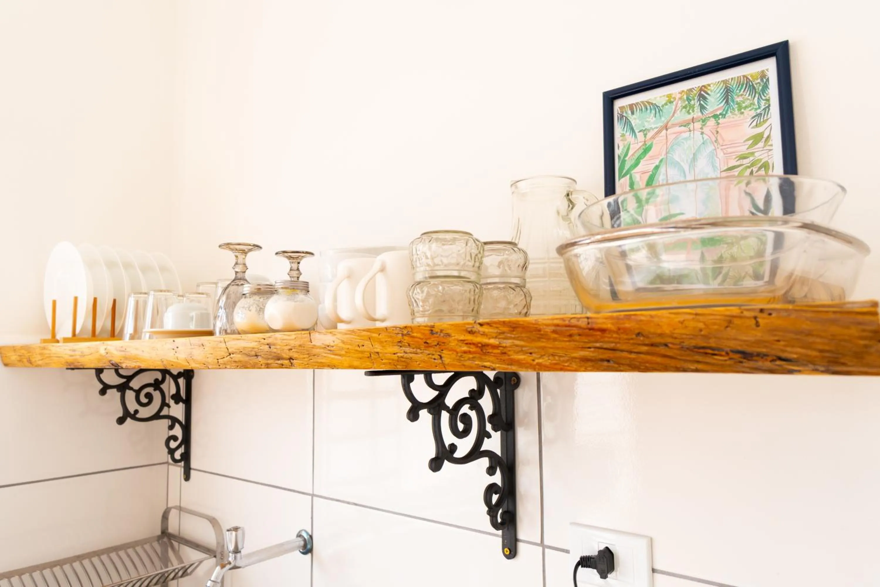 kitchen in Chalés Canoas Ubatuba
