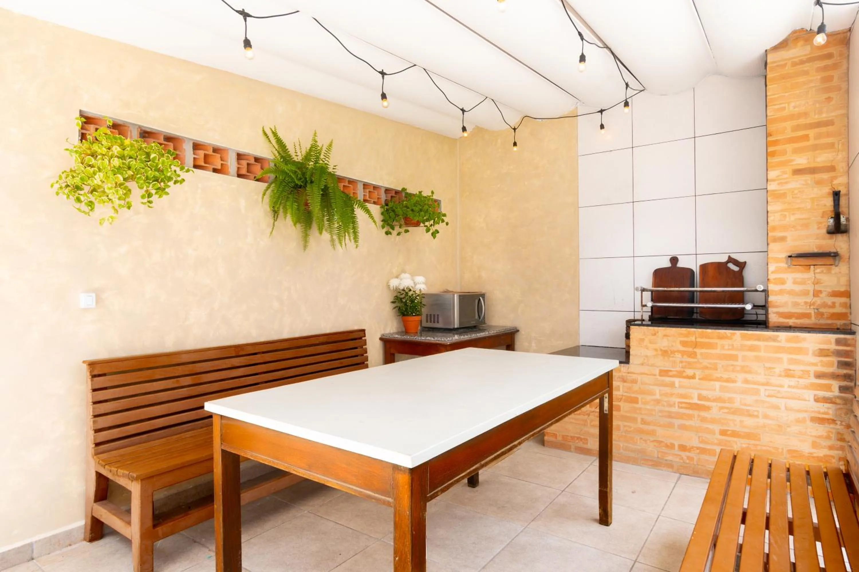 BBQ facilities in Chalés Canoas Ubatuba