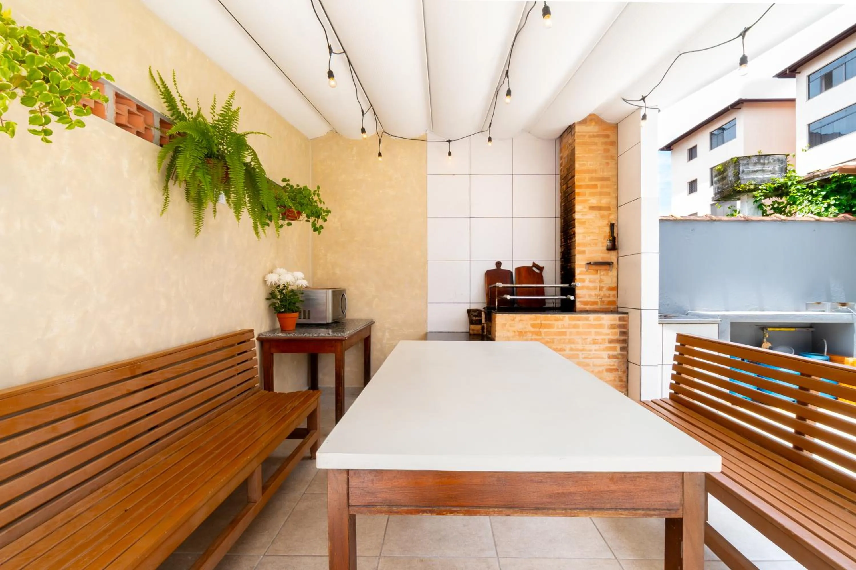 BBQ facilities in Chalés Canoas Ubatuba