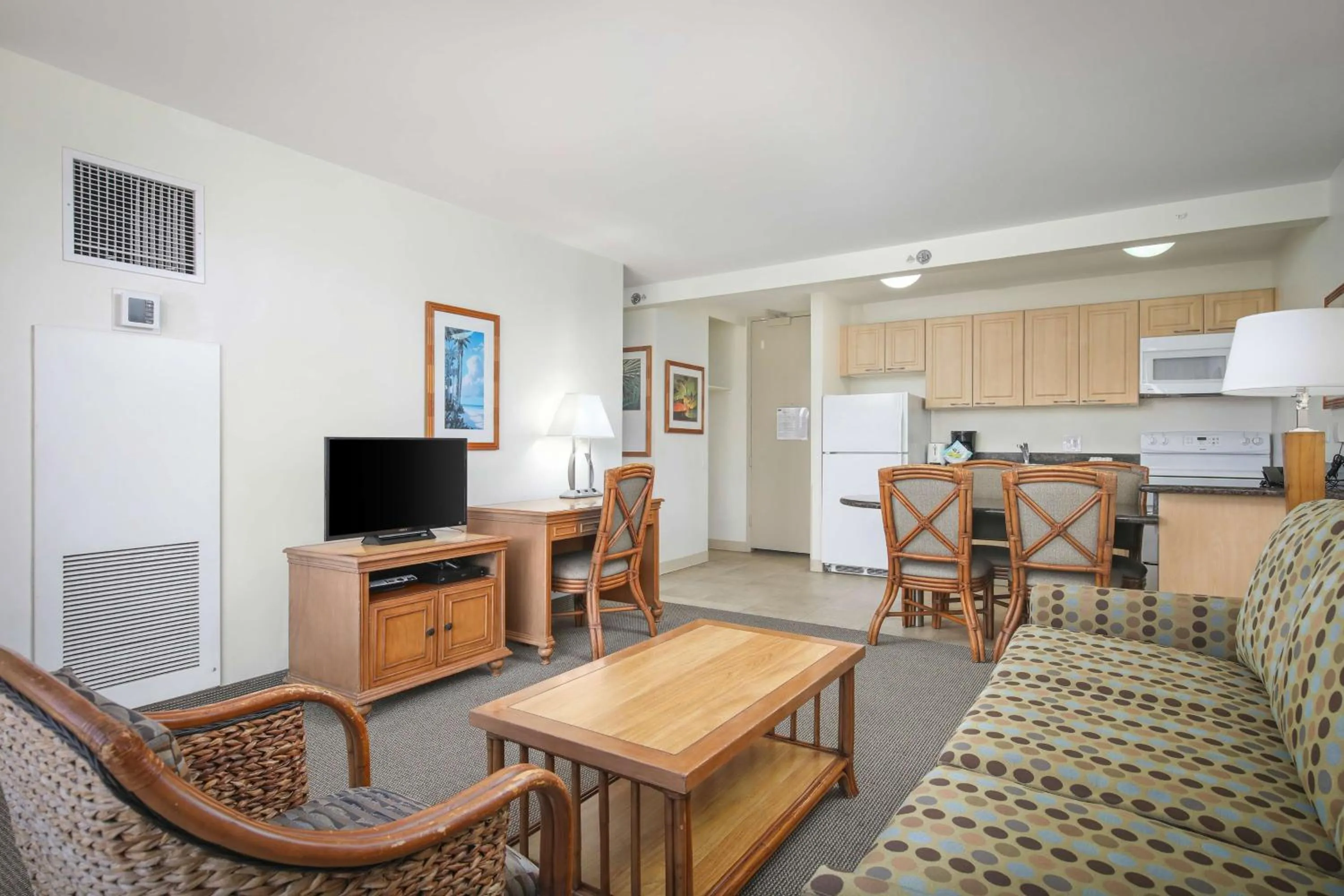 Living room in Aston Waikiki Sunset