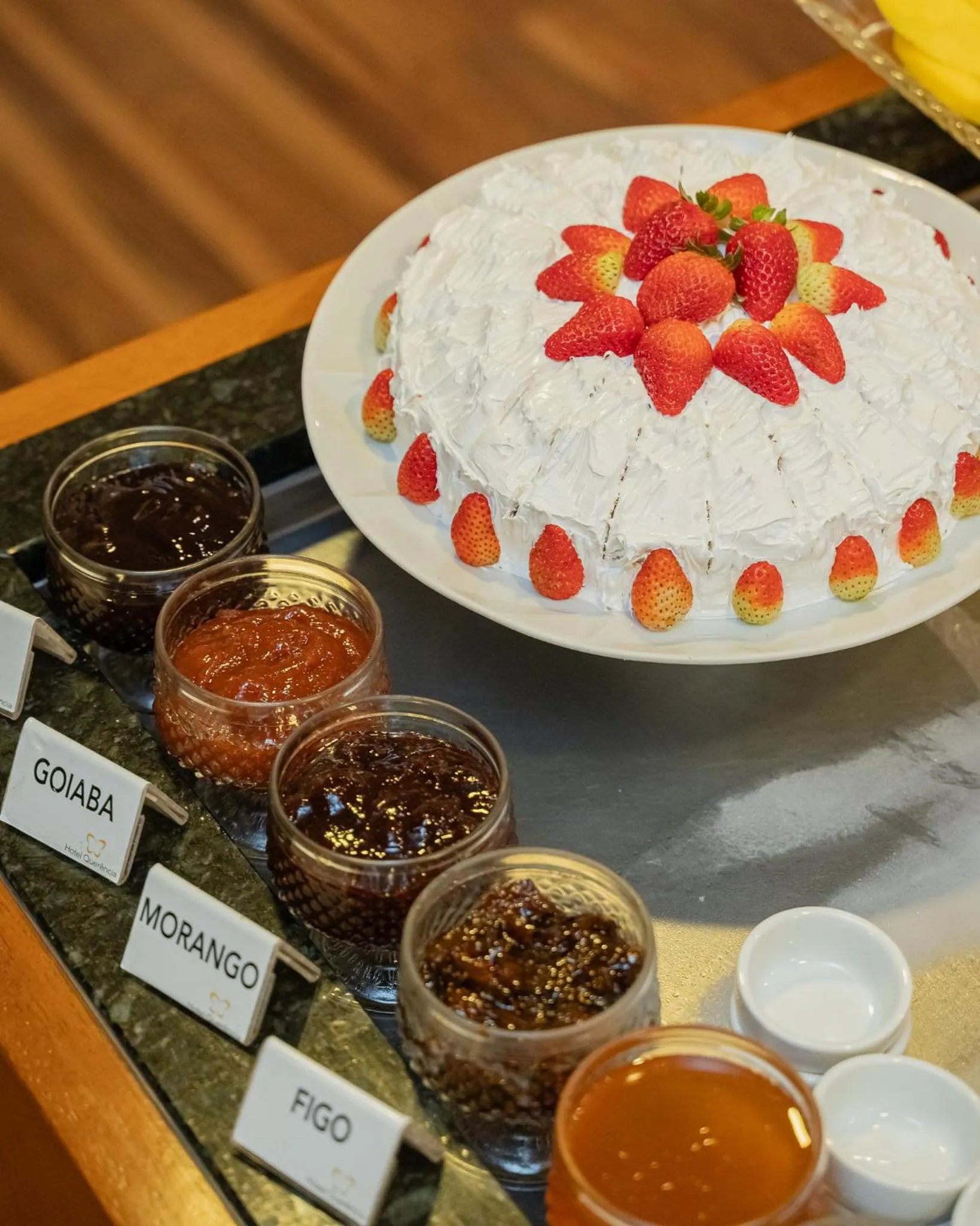Buffet breakfast in Hotel Querência