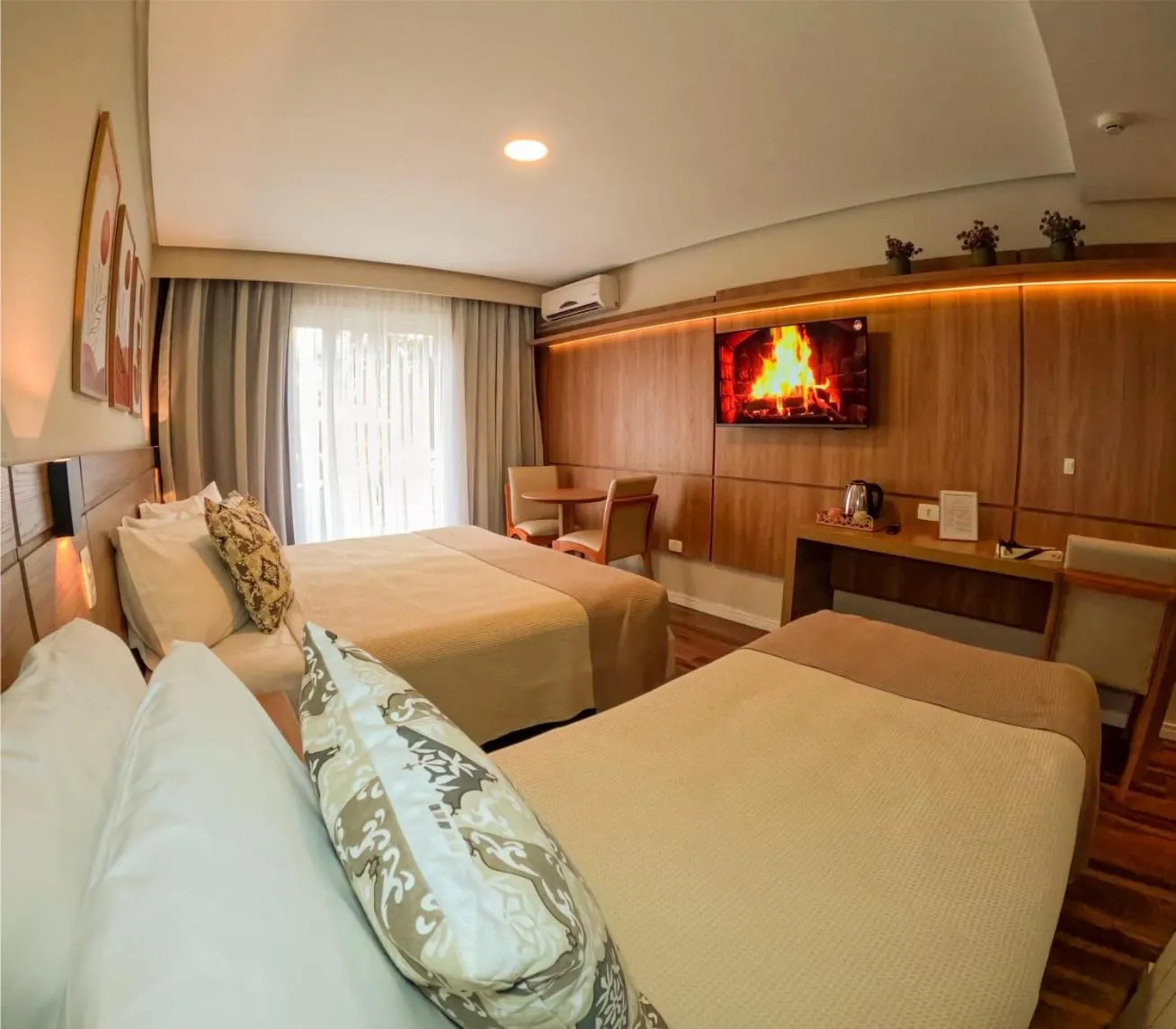 Bed in Hotel Querência