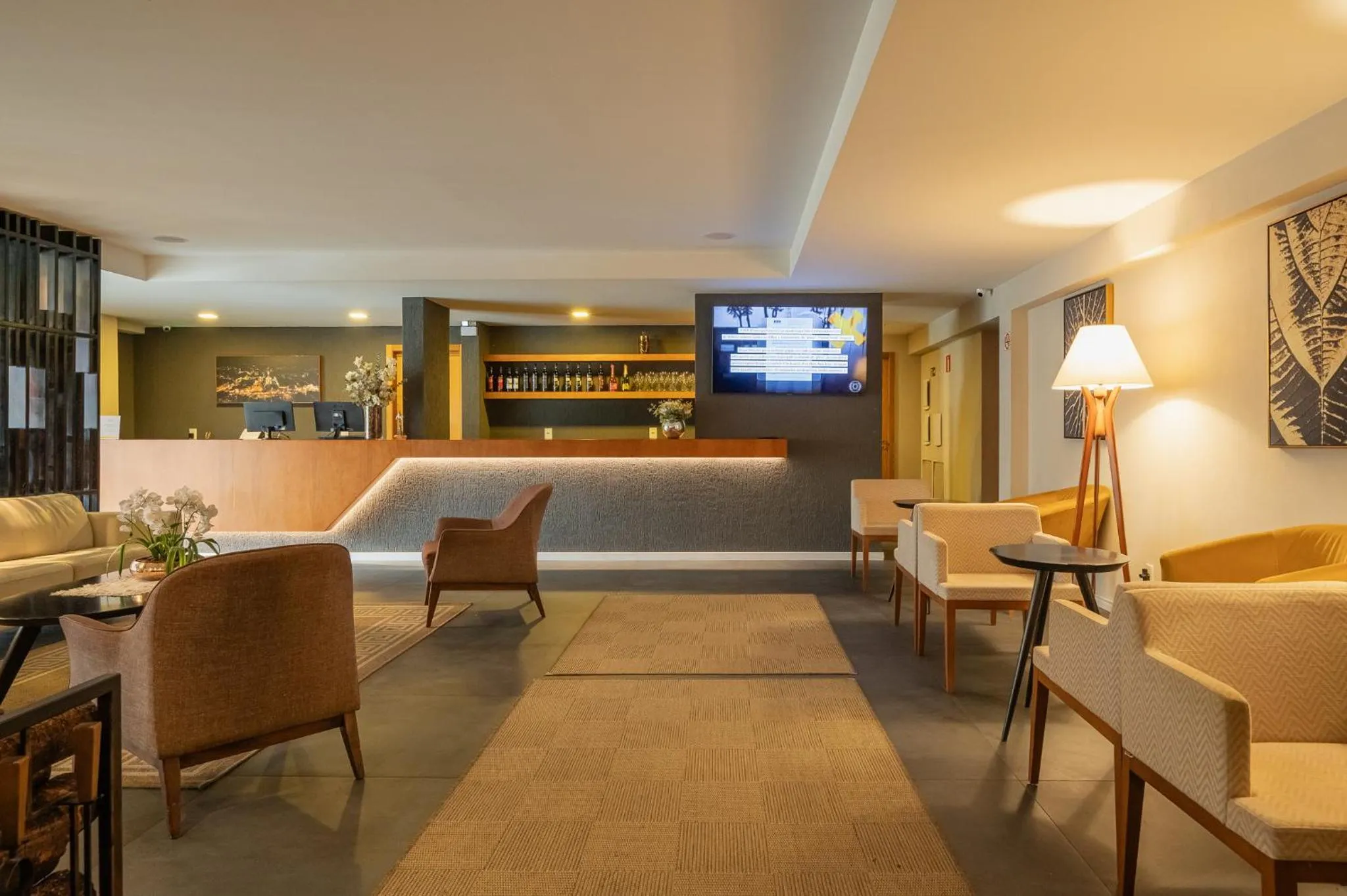 Living room, Bed in Hotel Querência