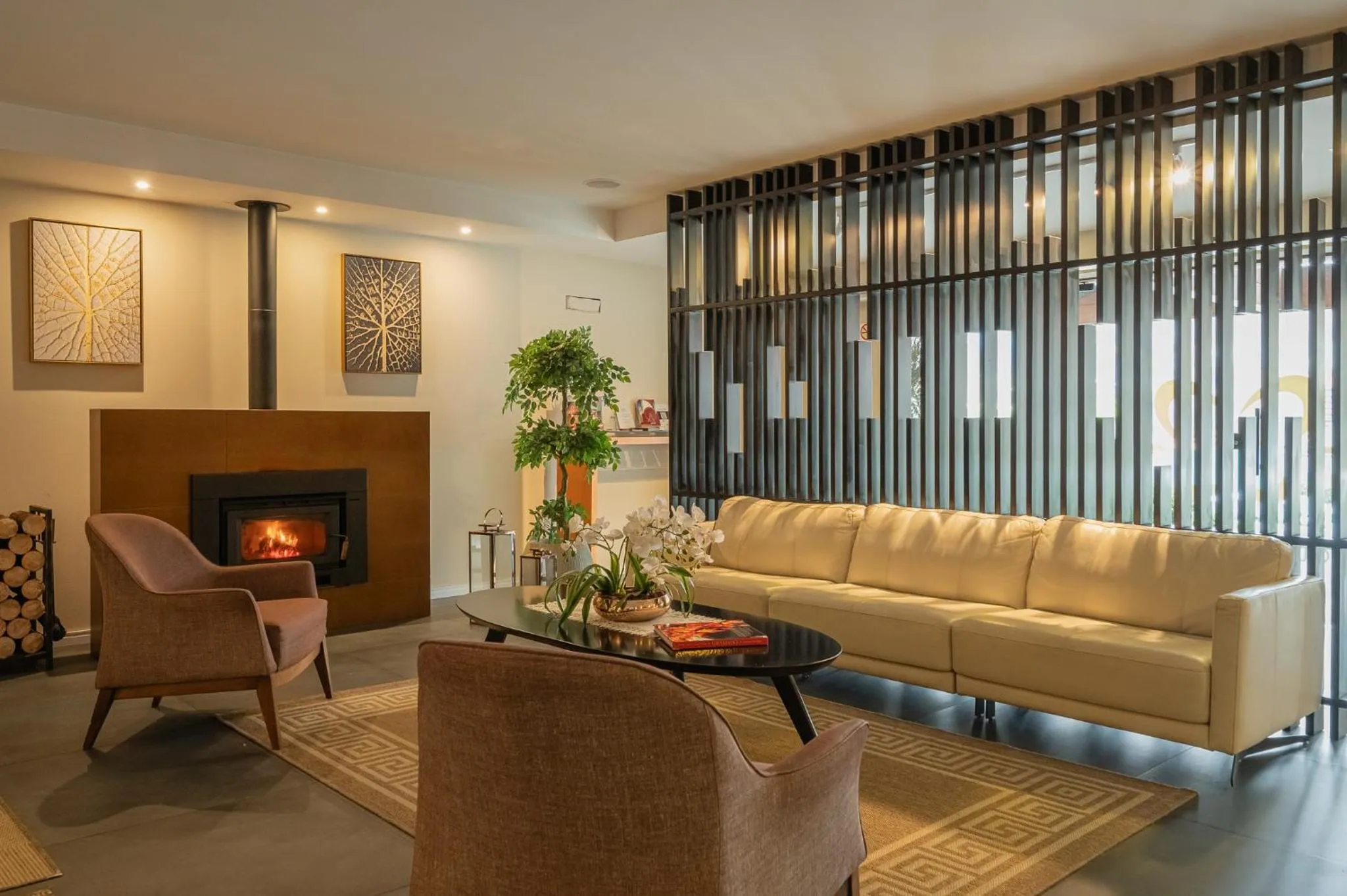 Seating area in Hotel Querência