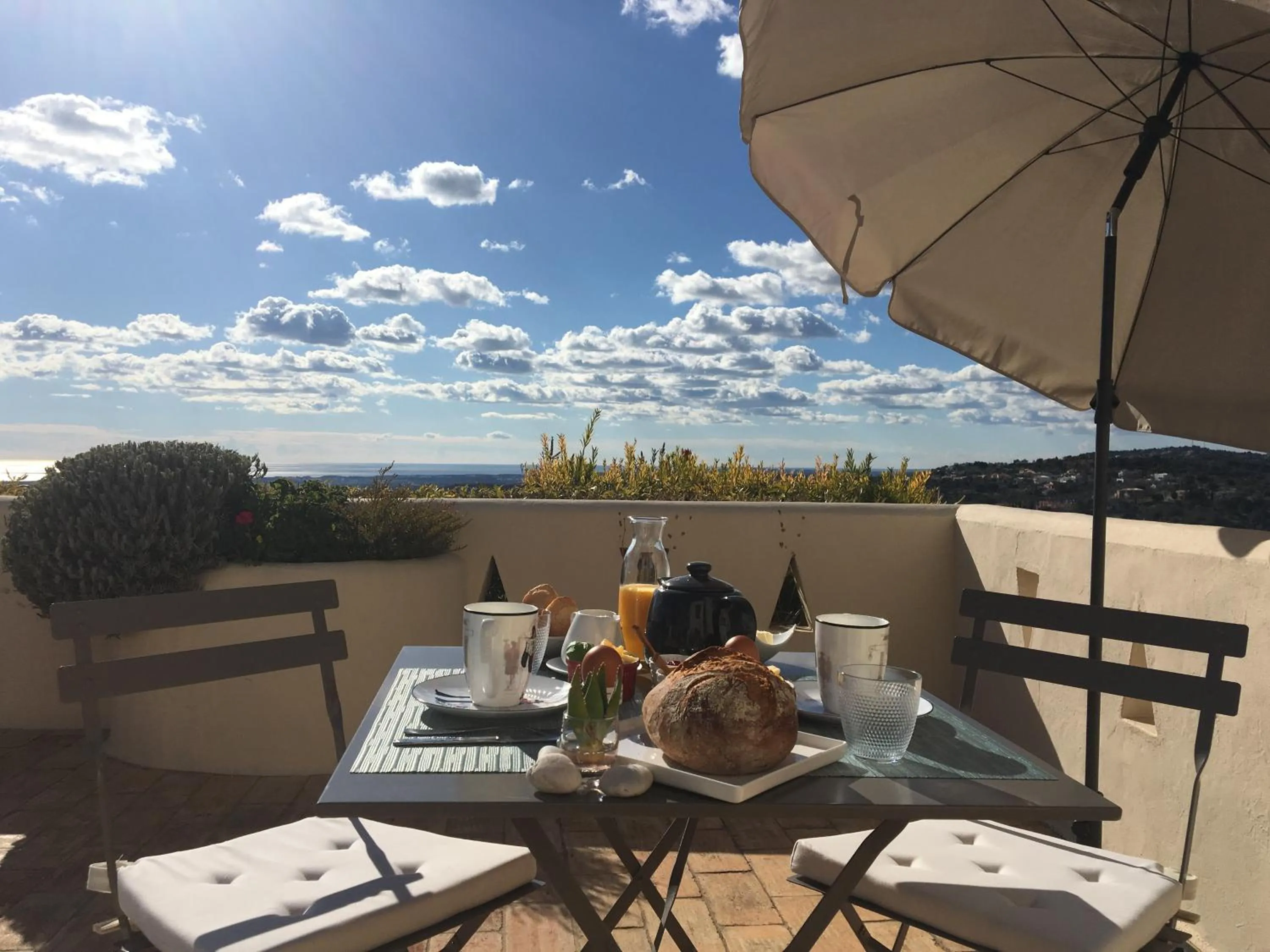 Continental breakfast in Felicidade