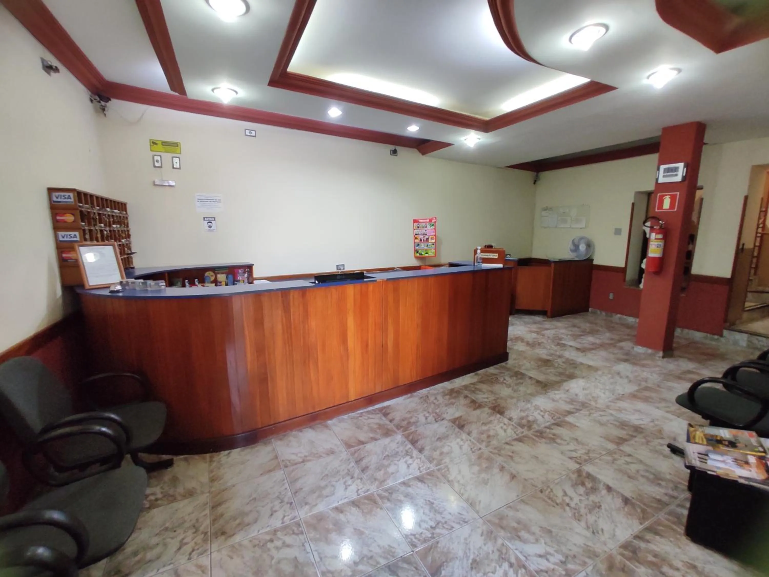 Lobby or reception in Hotel São Lucas