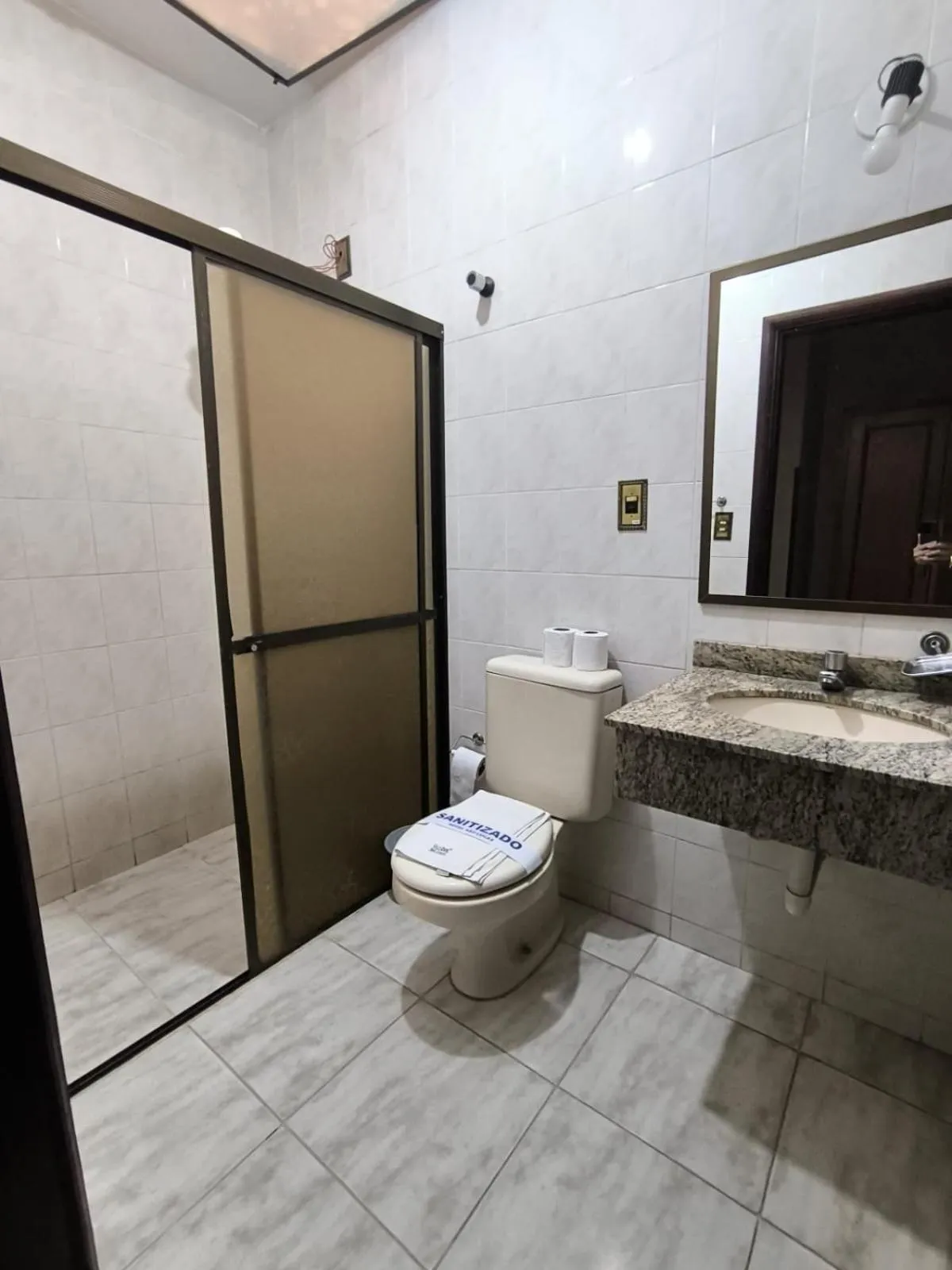 Bathroom in Hotel São Lucas