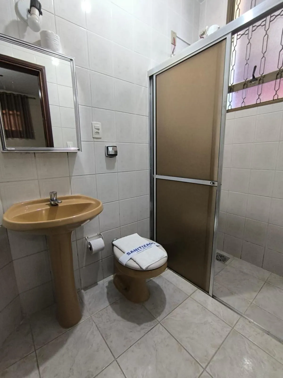 Bathroom in Hotel São Lucas