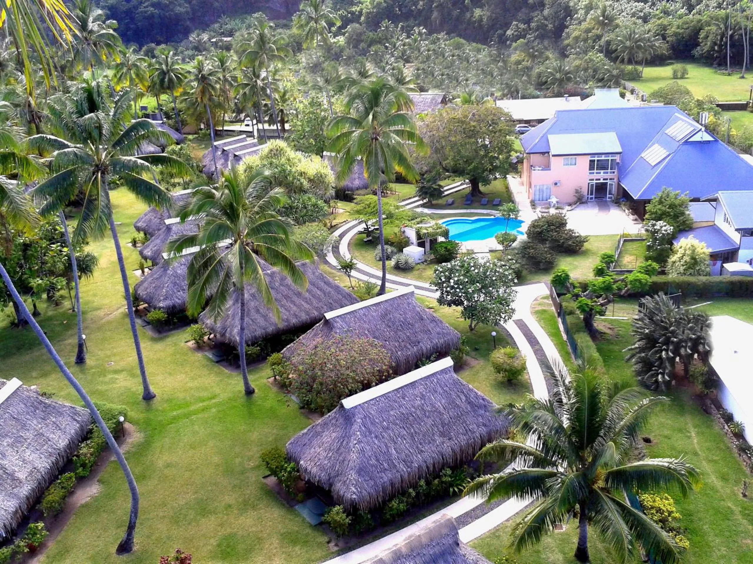 Bird's eye view in Hotel Hibiscus