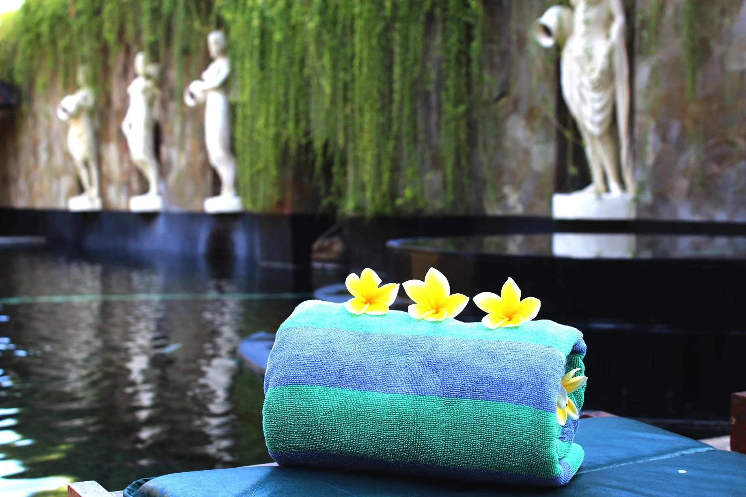 Pool view in Dewani Villa Resort