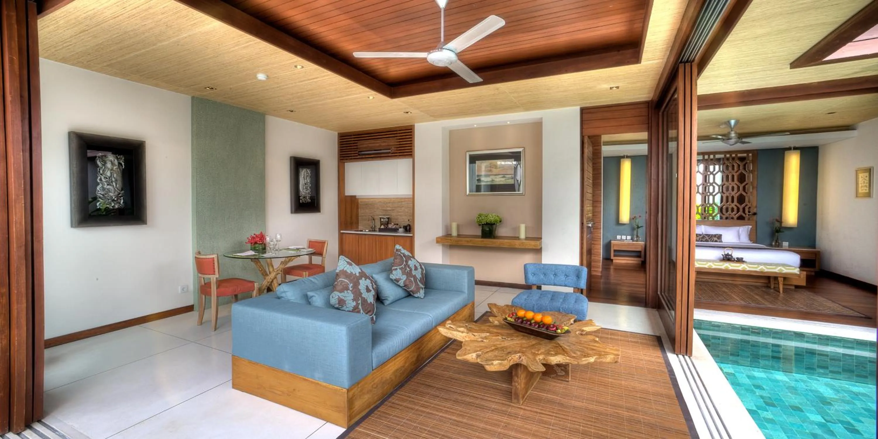 Living room in Maca Villas & Spa Bali