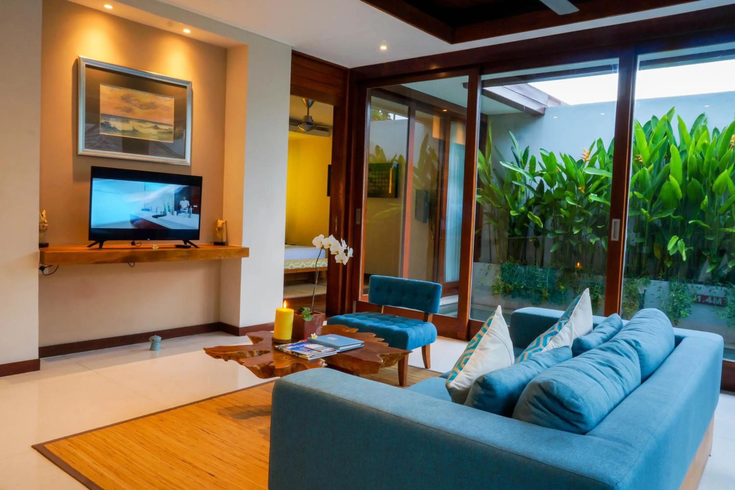 Living room in Maca Villas & Spa Bali
