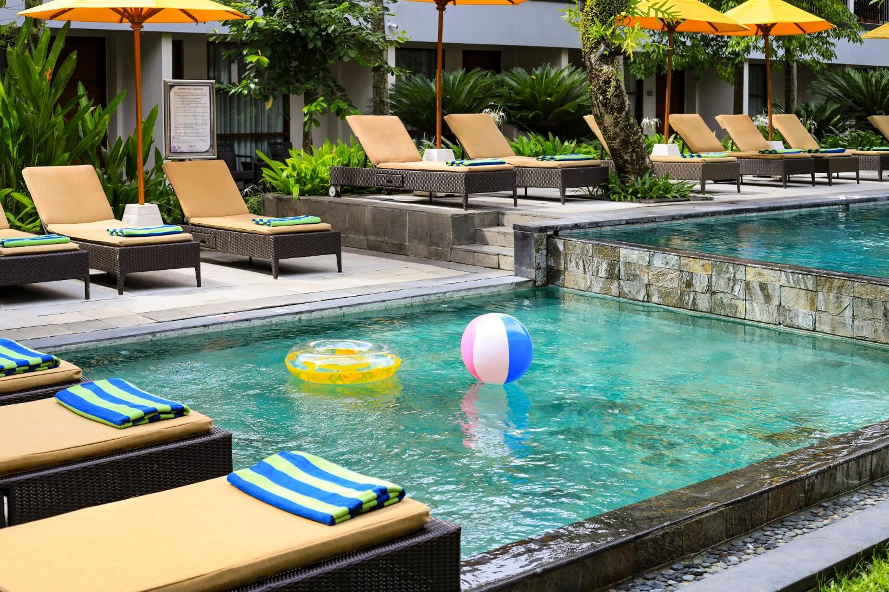 Pool view in Amadea Resort & Villas Seminyak Bali