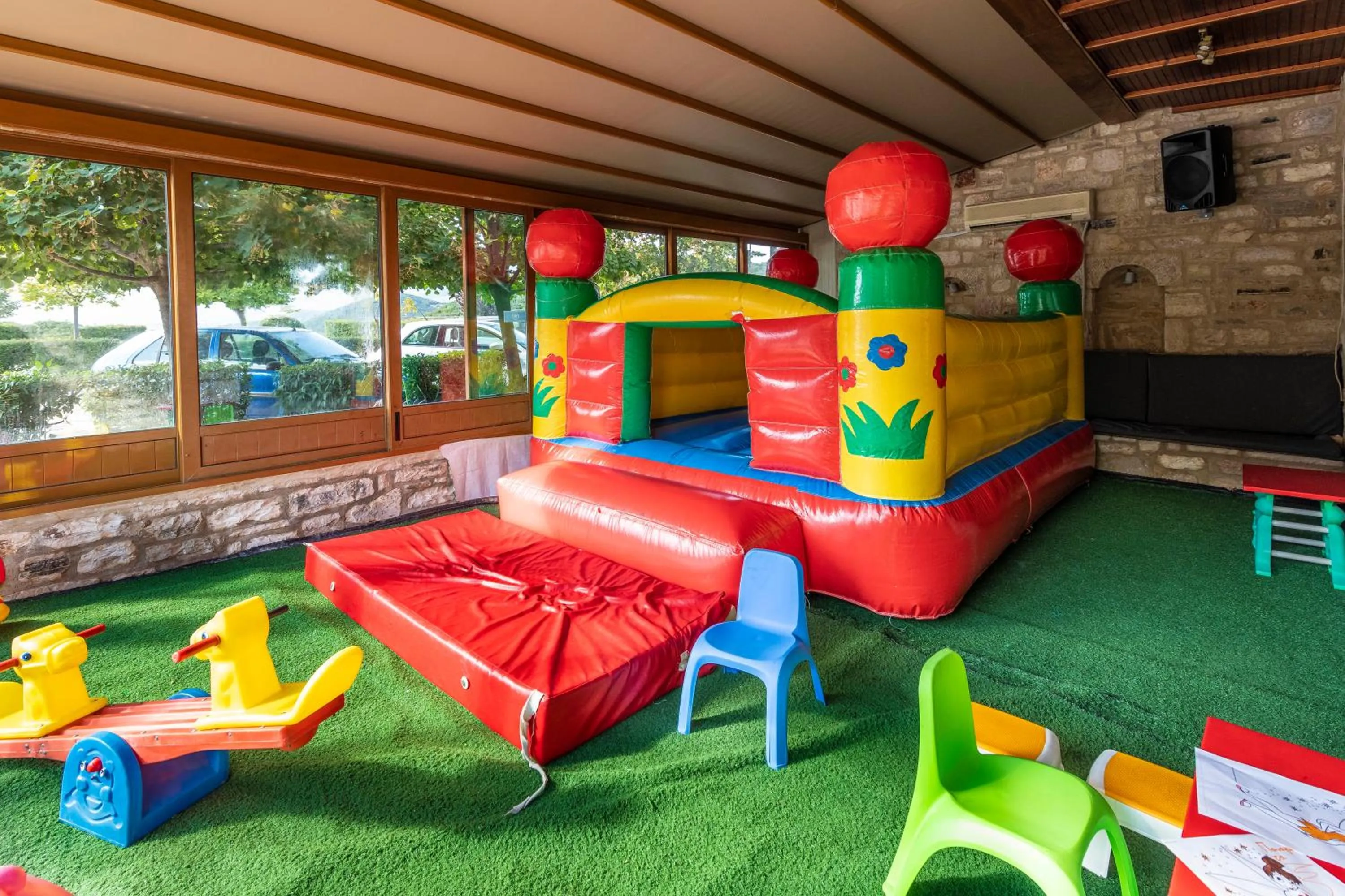 Children play ground in Thermios Apollon