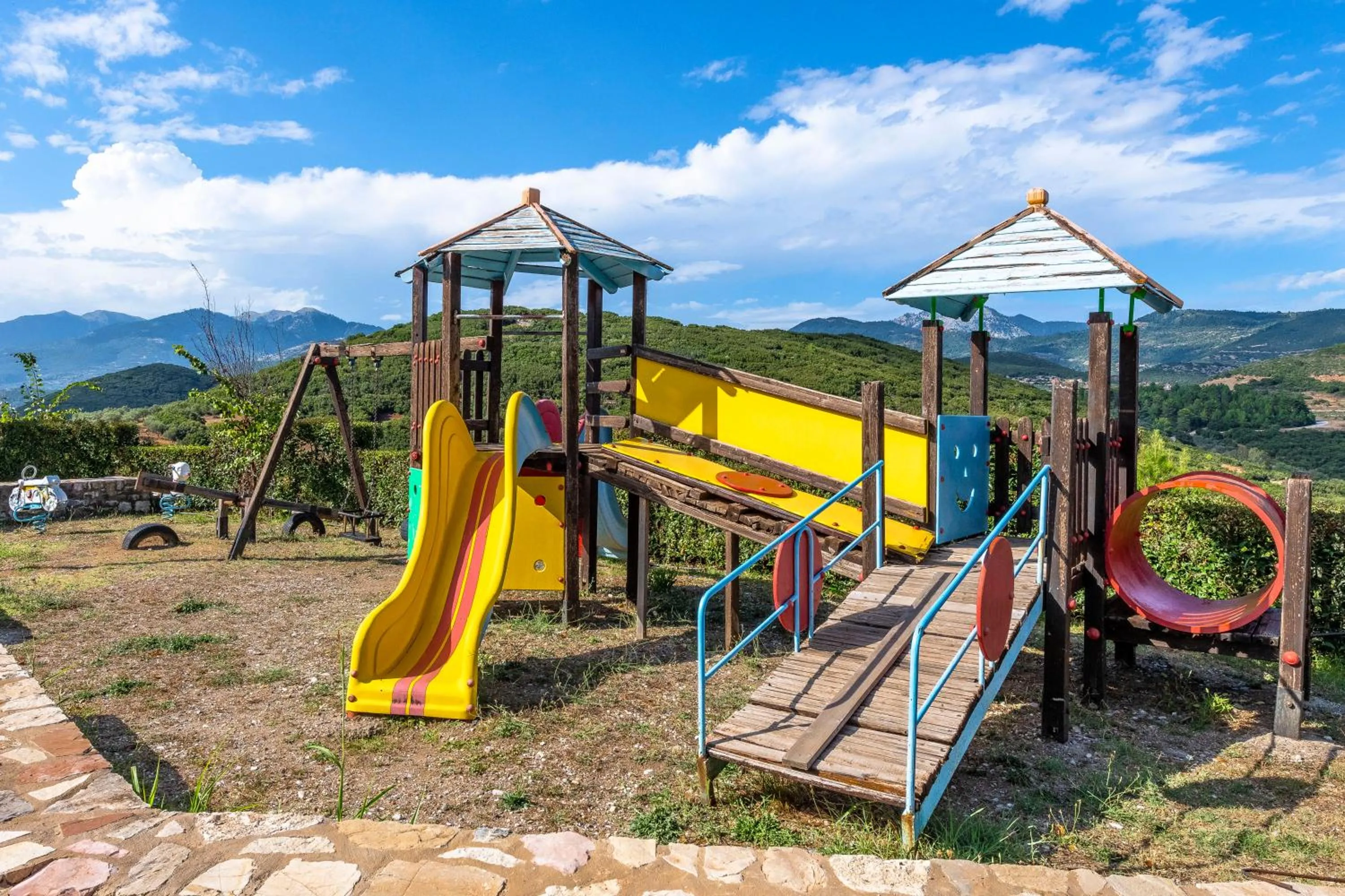Children play ground in Thermios Apollon