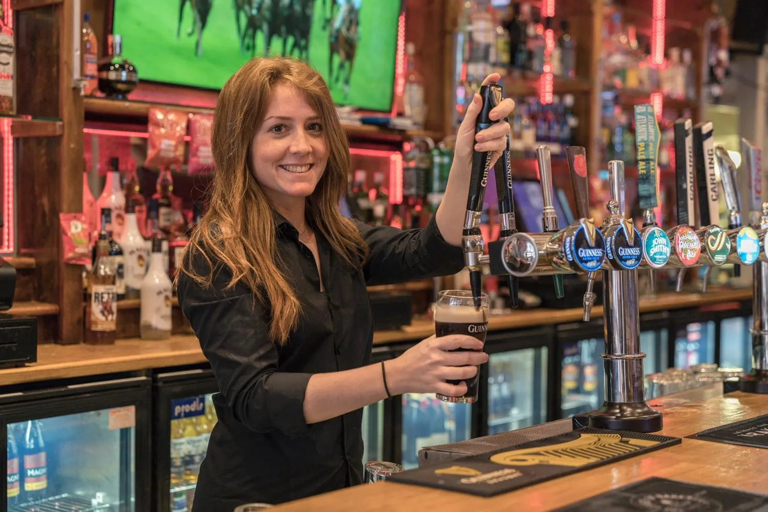 Staff in Central Station Hotel Liverpool
