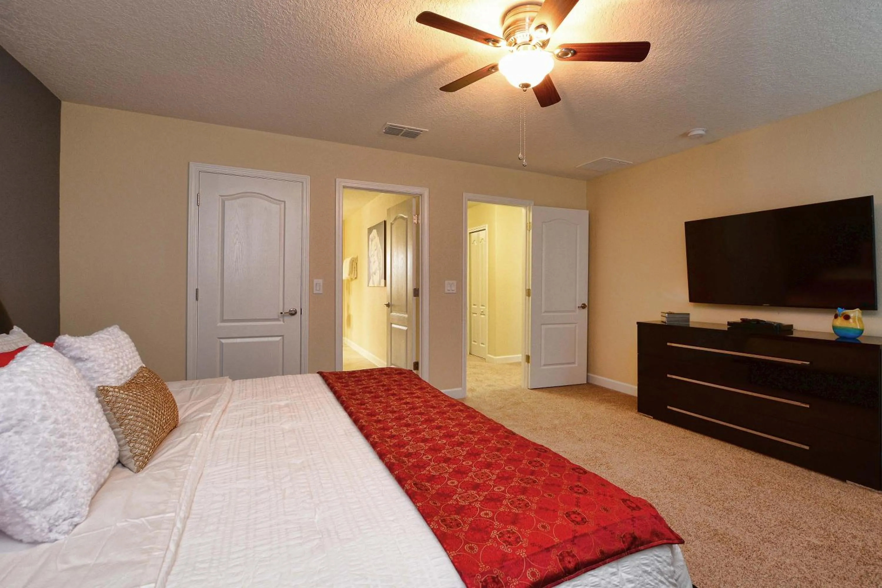 Bedroom, Bed in DISNEY area Luxurious House-Private Pool