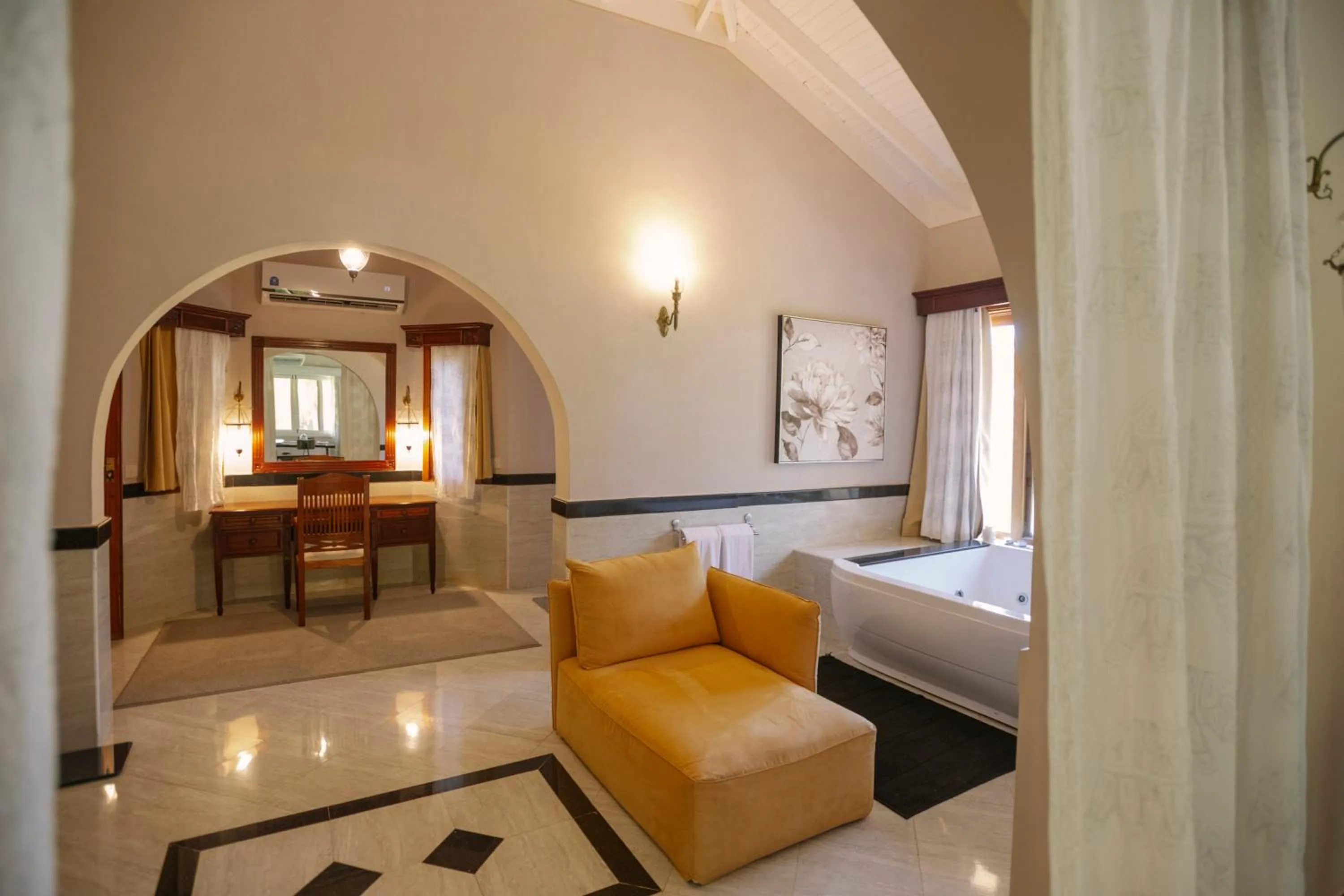 Bathroom, Bed in Ocean Beach Resort & SPA