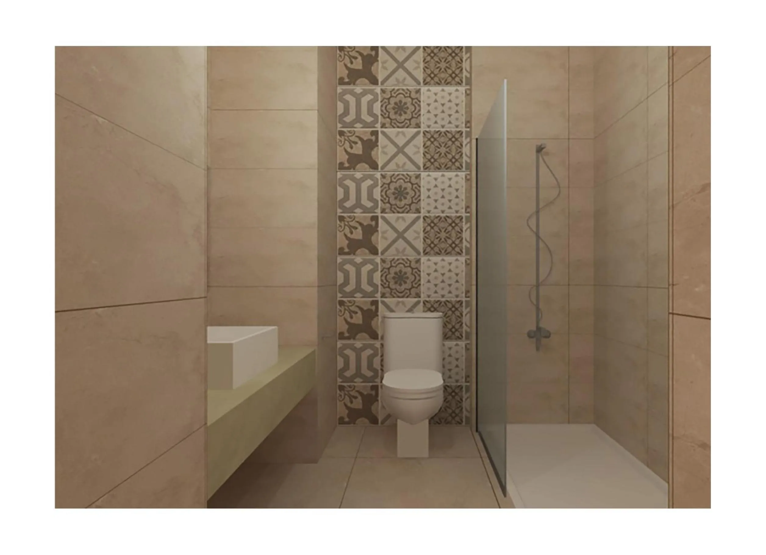 Shower in Livas Hotel Apartments
