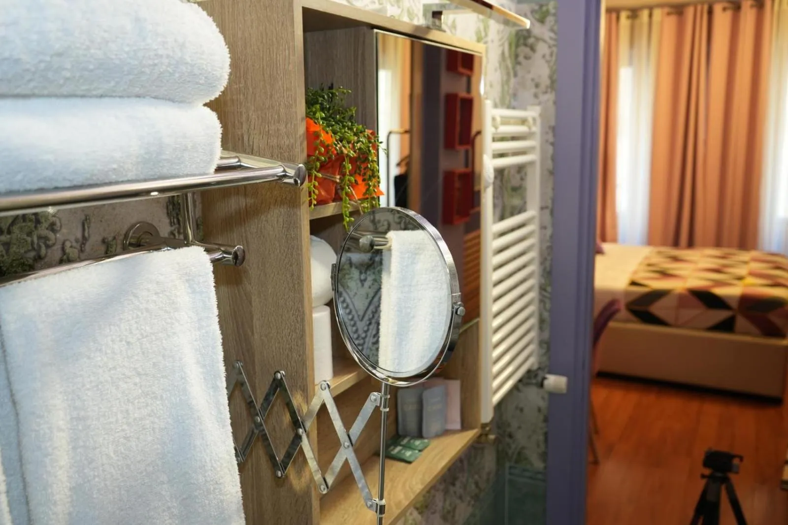 Bathroom, Bed in BOBOTEL City Center