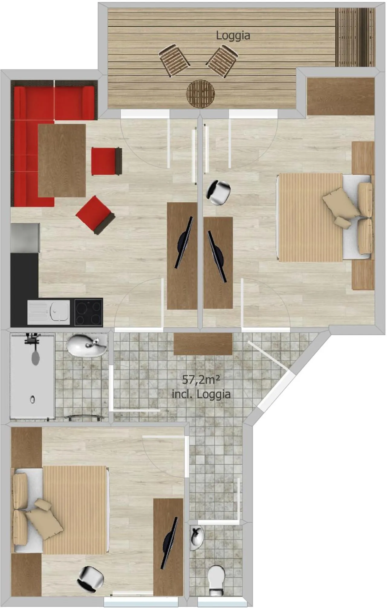 Floor plan in Haus Wegscheider
