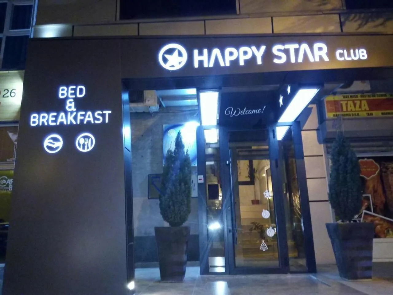 Facade/entrance in Happy Star Club