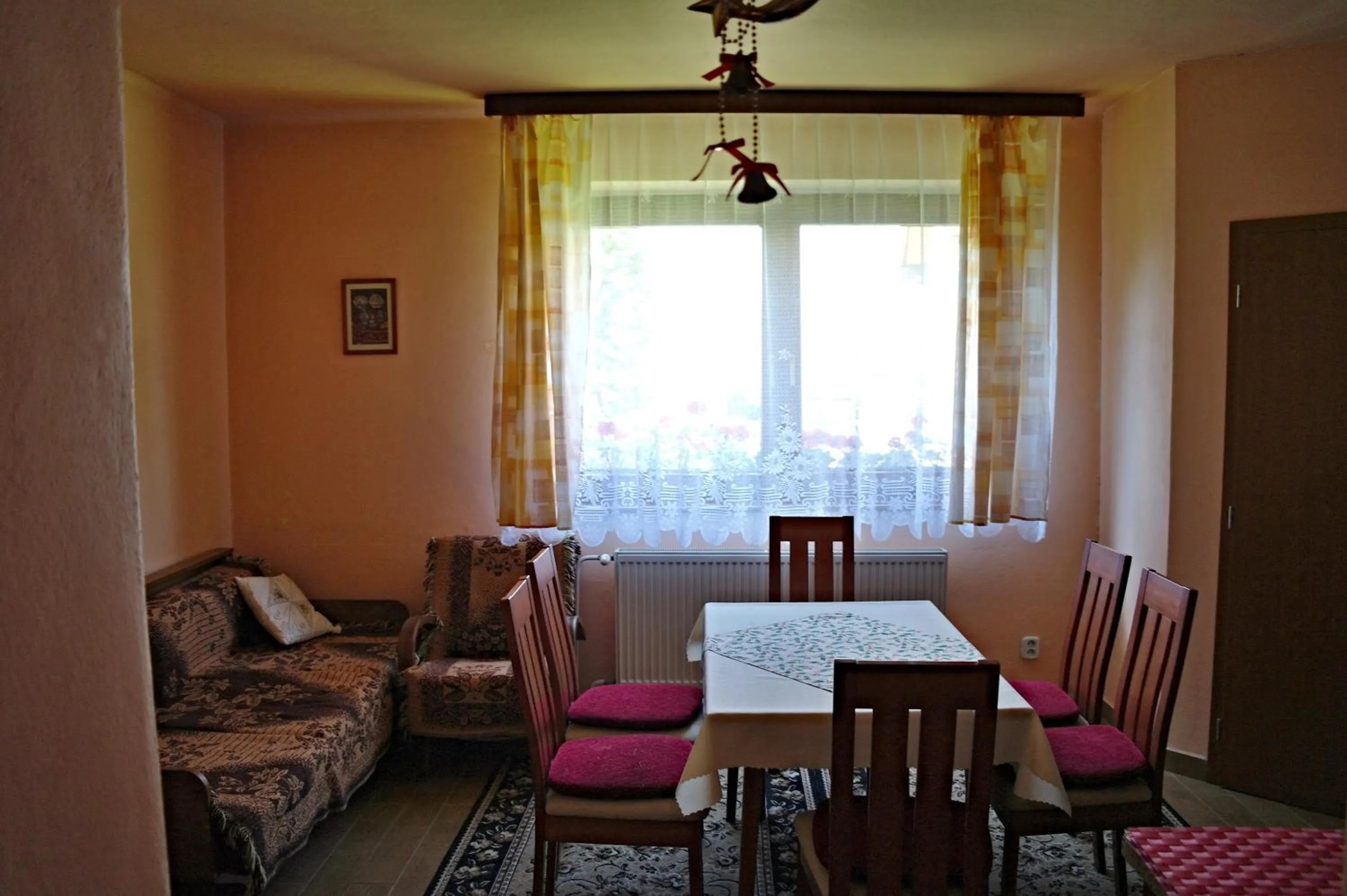 Seating area in Penzion Jaraba