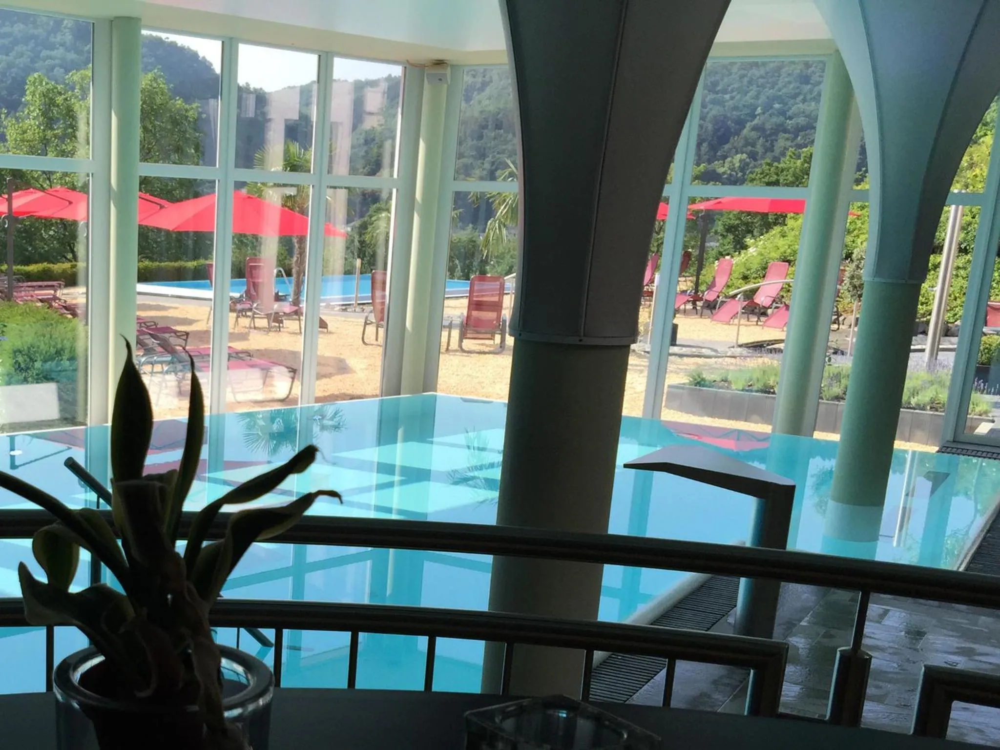 Swimming pool in Moselstern Parkhotel Krähennest