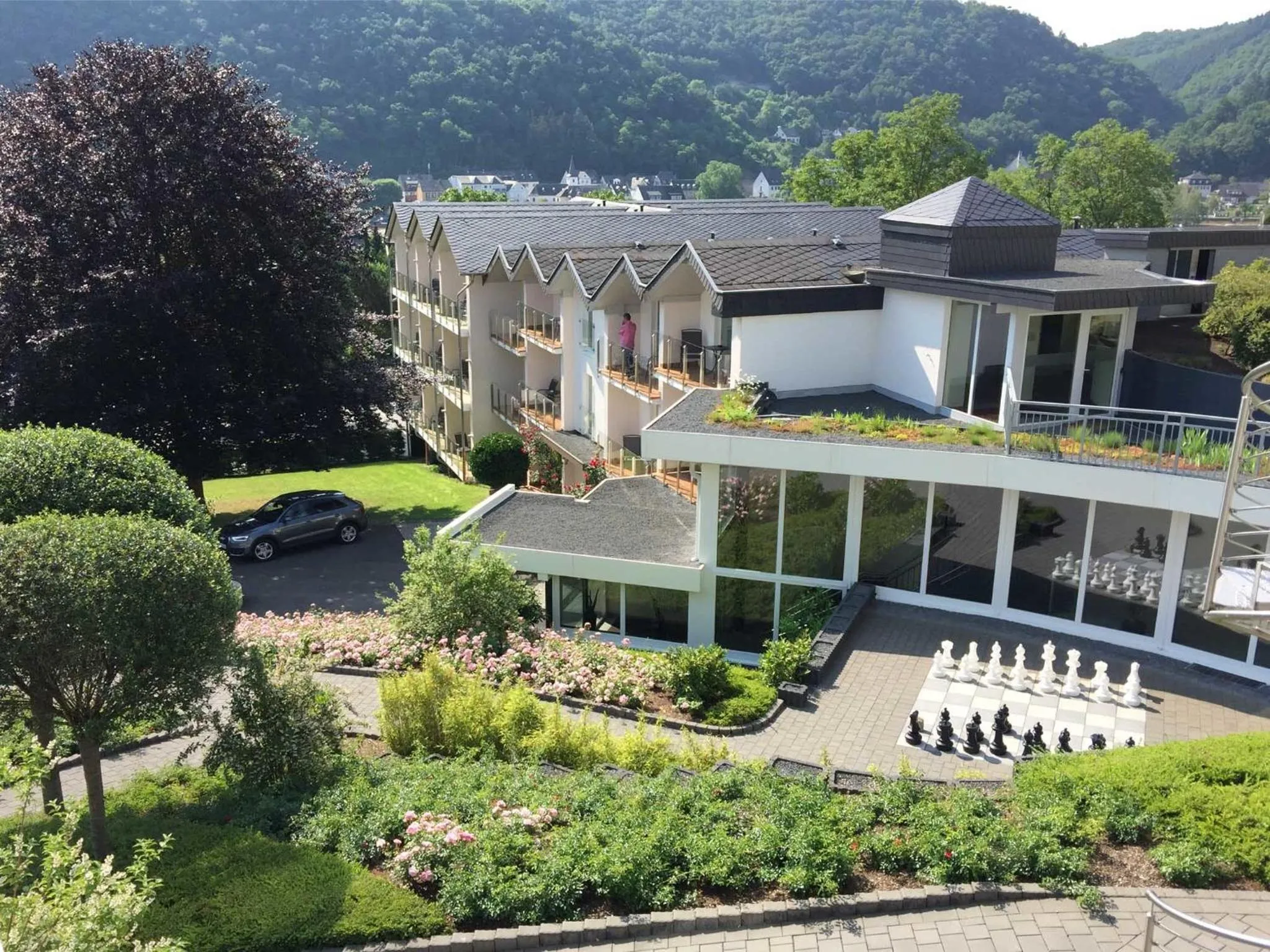Facade/entrance in Moselstern Parkhotel Krähennest