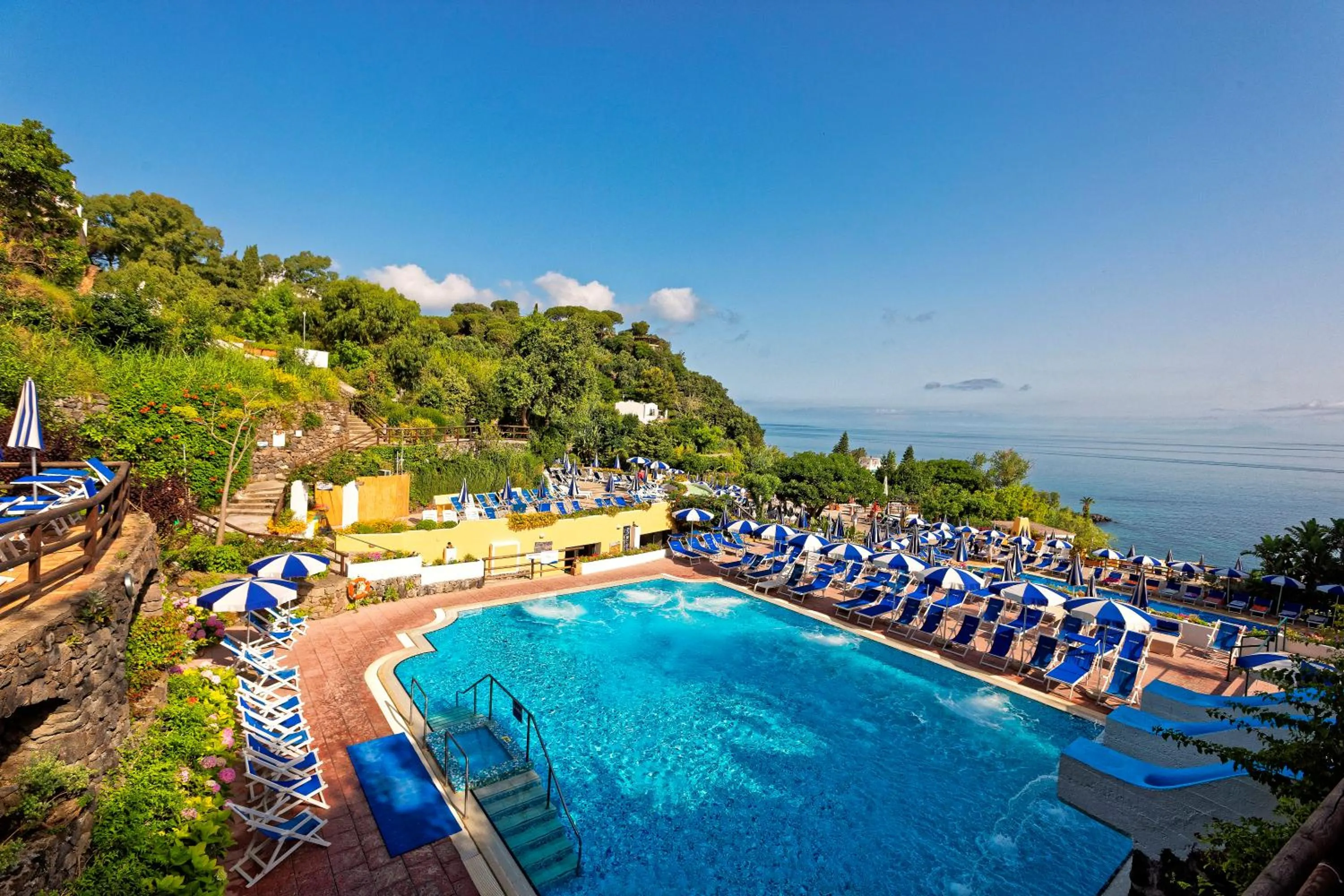 Pool view in Hotel Oasi Castiglione