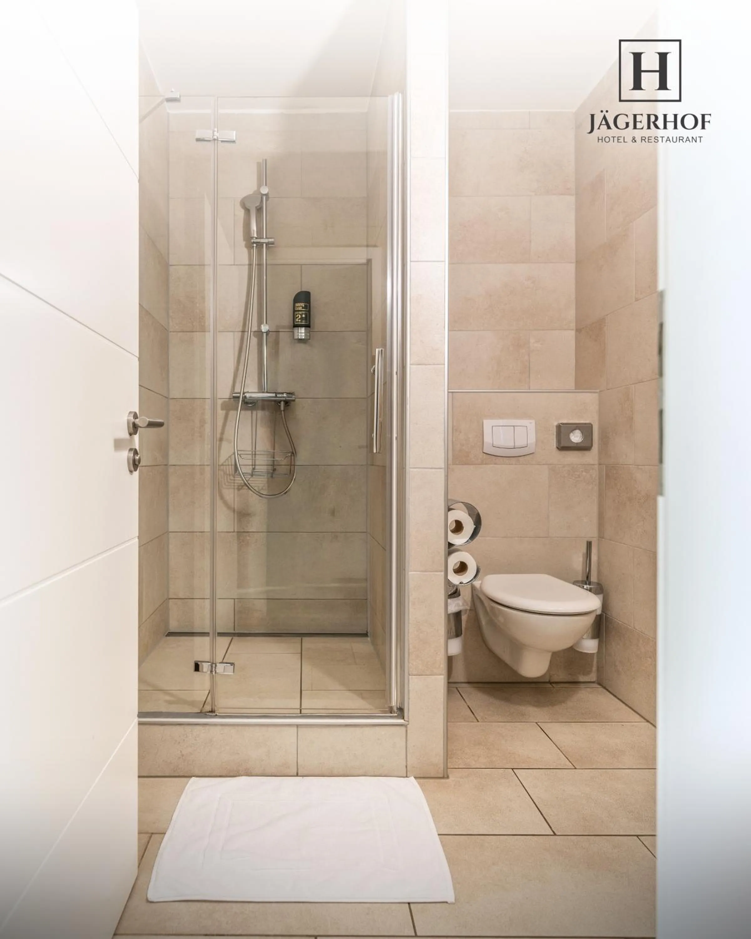 Shower in Hotel Restaurant Jaegerhof