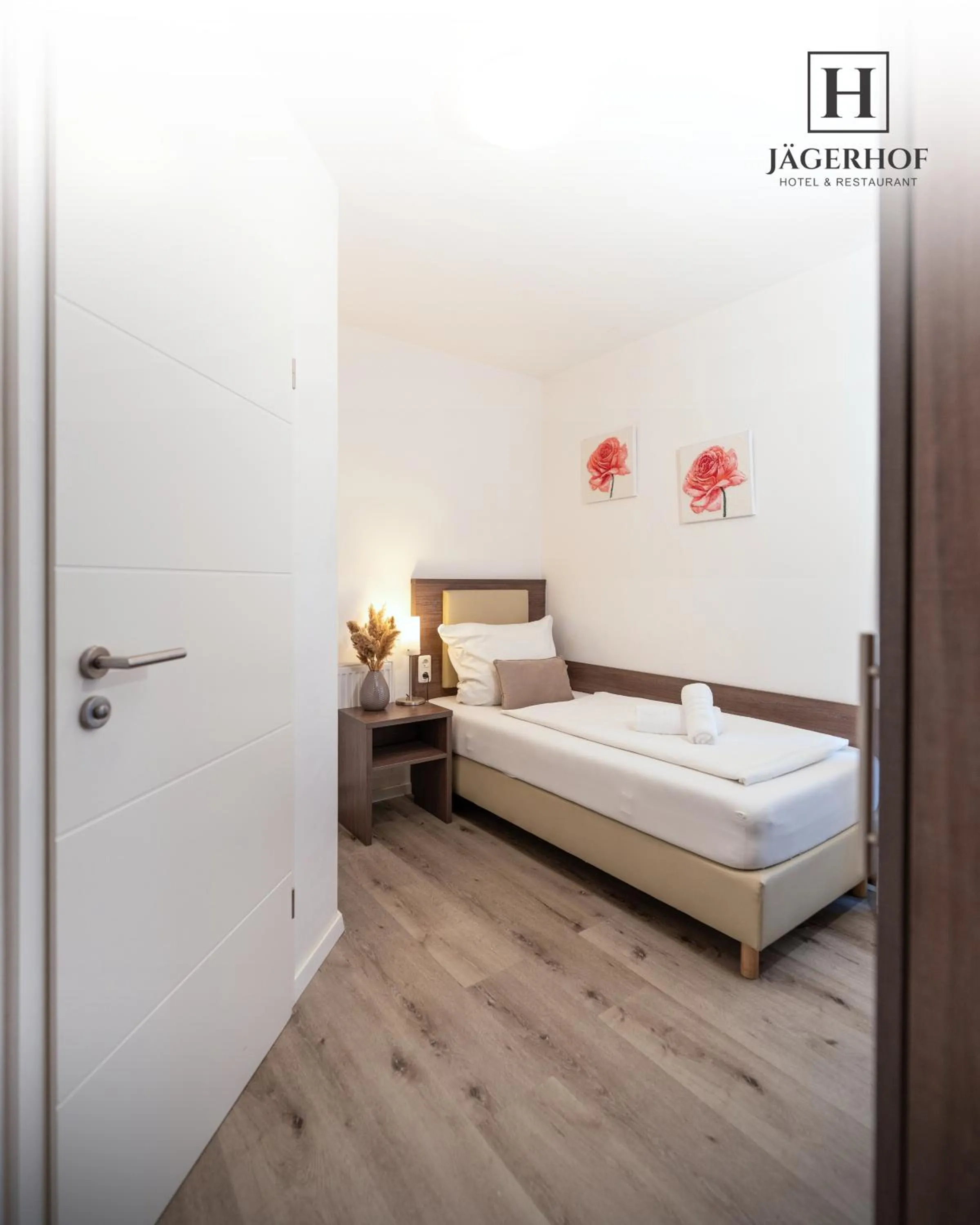 Bed in Hotel Restaurant Jaegerhof