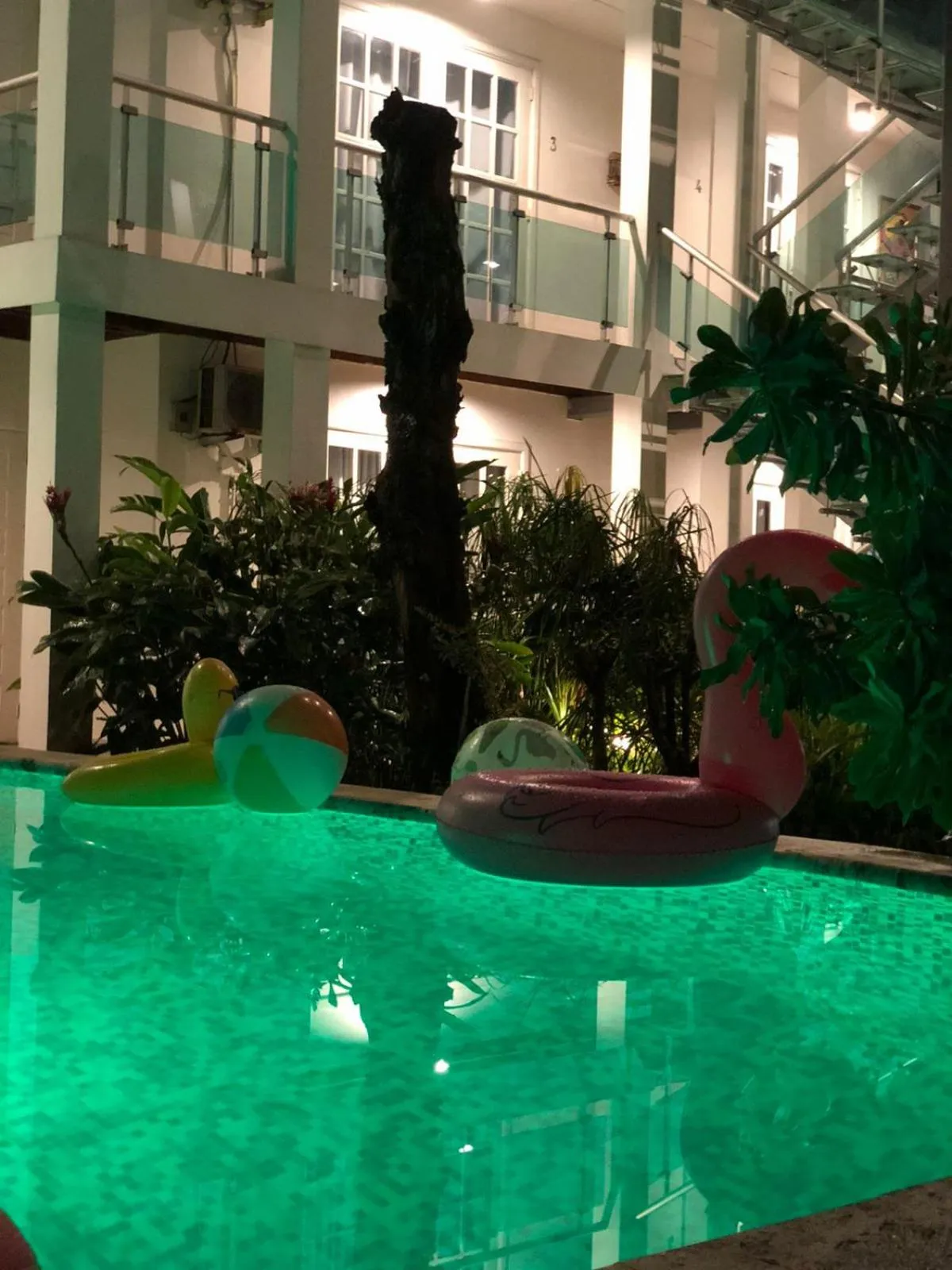 Pool view in Hotel Neptuno Refugio