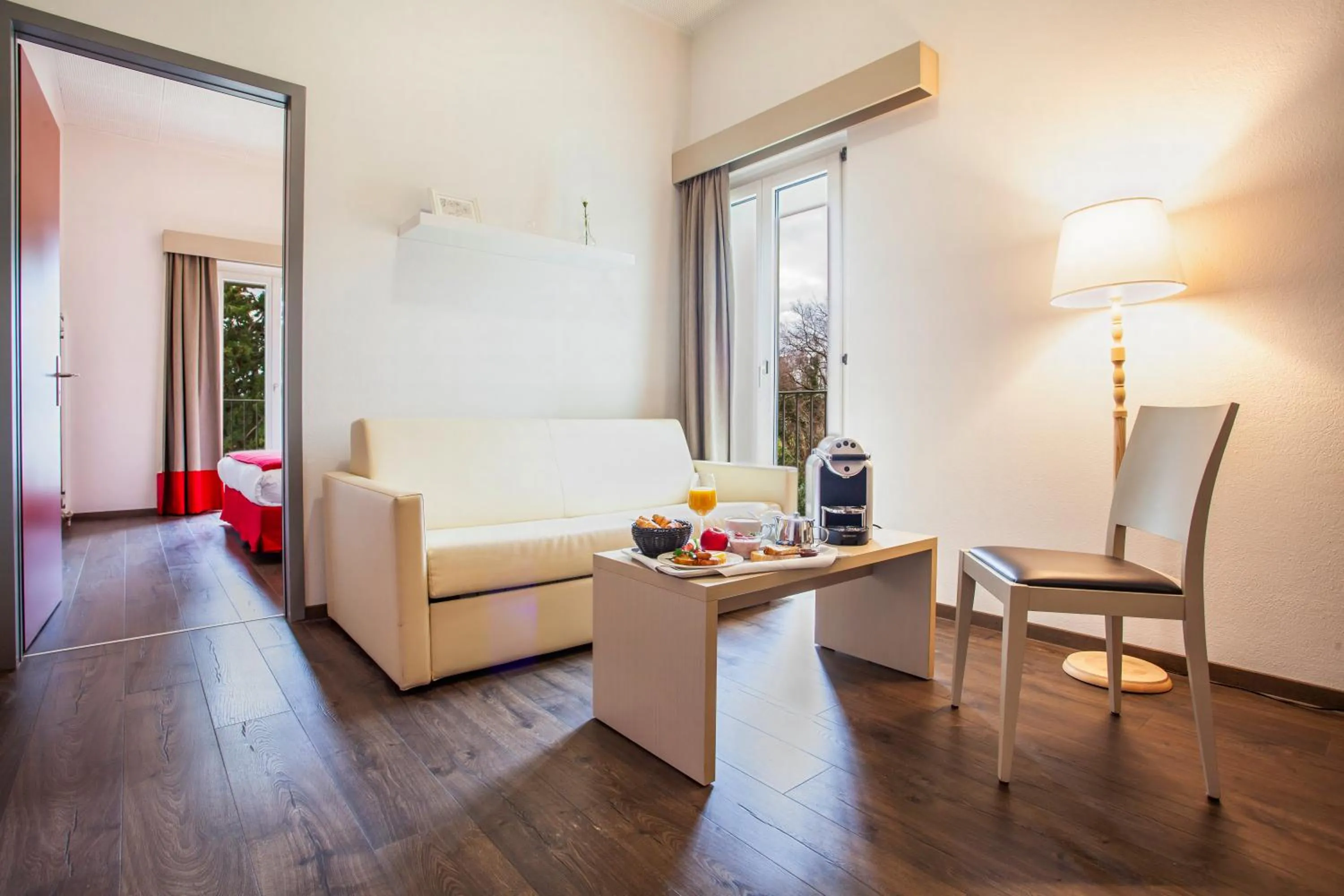 Living room in Hotel La Longeraie