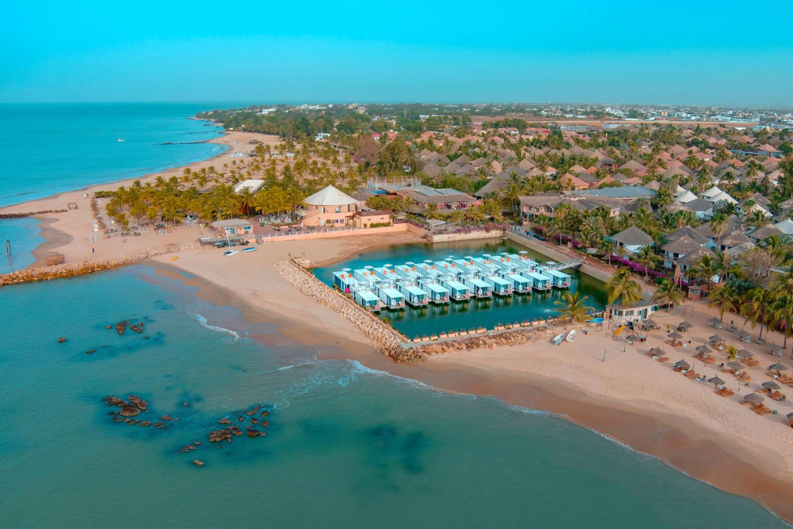 Bird's eye view in Movenpick Resort Lamantin Saly