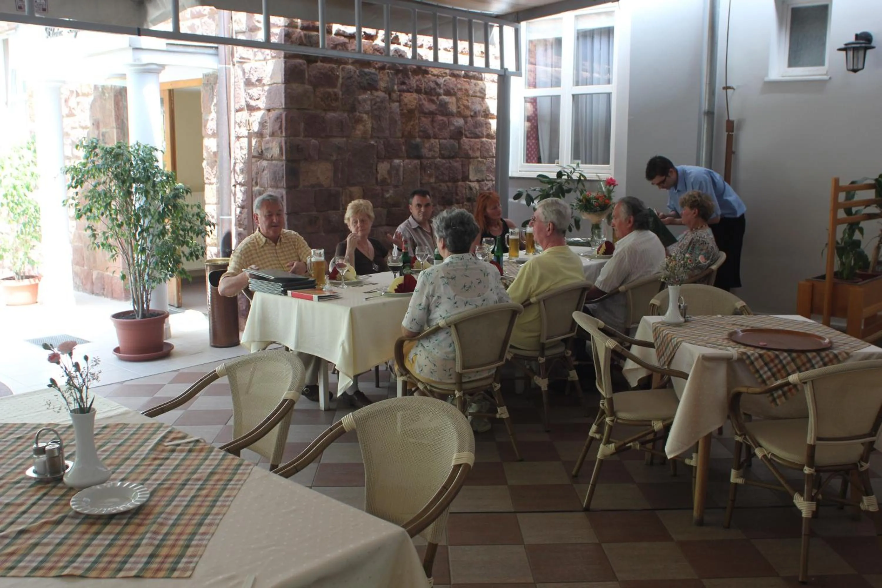 Garden in Hotel Blaha Lujza